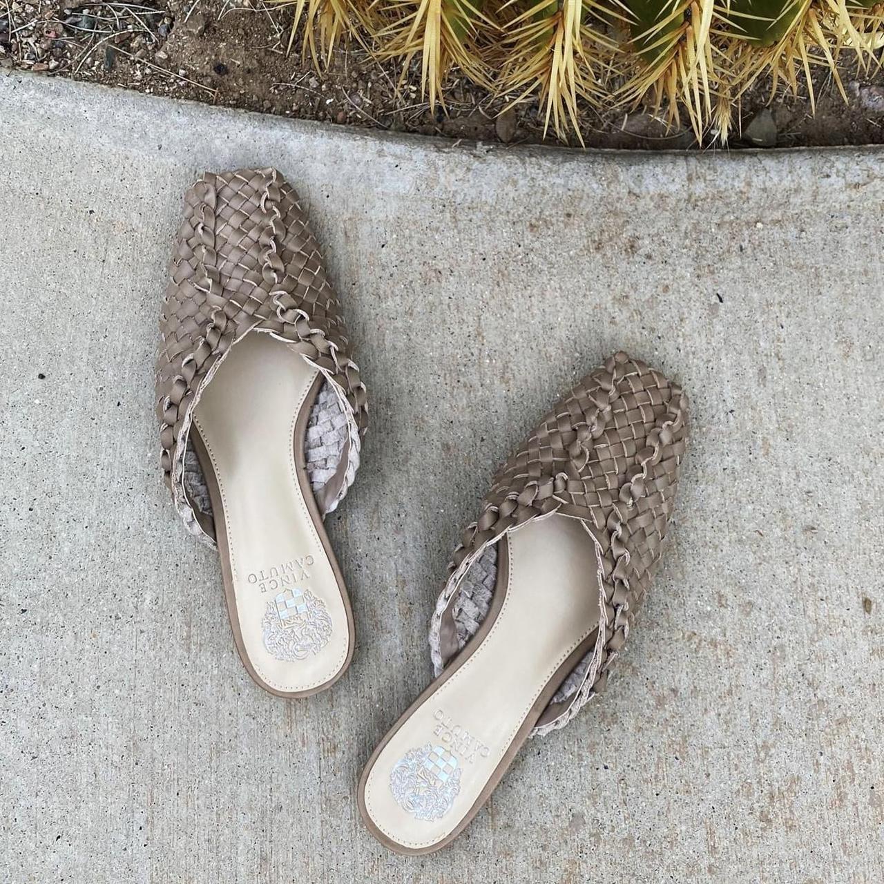 vince camuto open toe mules