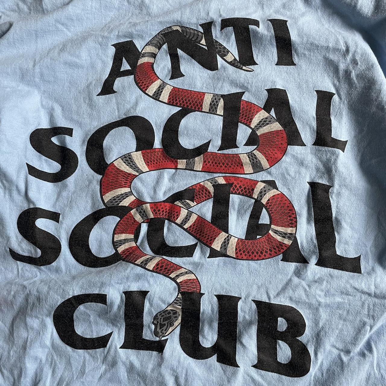 Anti Social Social Club Men's Blue T-shirt (2)