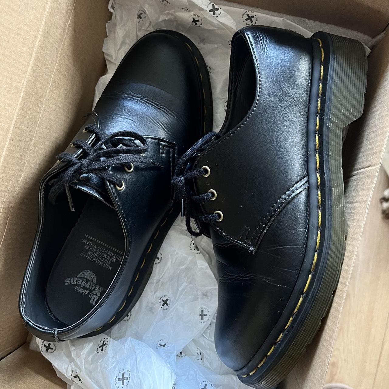 Dr. Marten lace up vegan leather shoes in original... - Depop