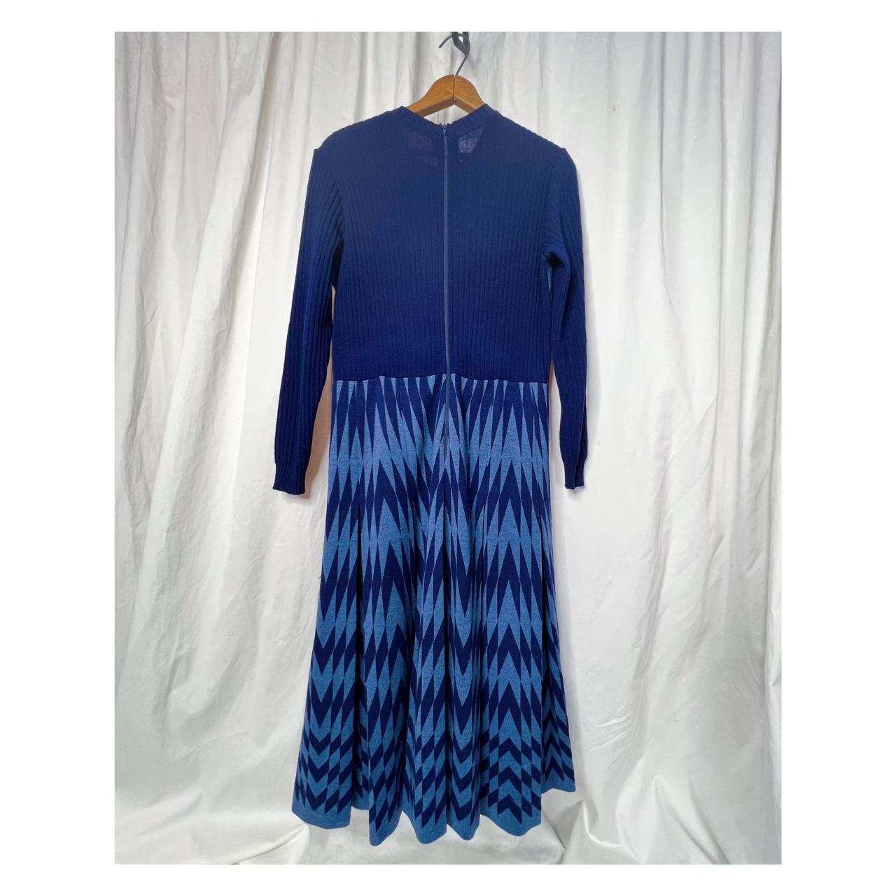 Lanvin Women's Blue and Navy Dress (4)