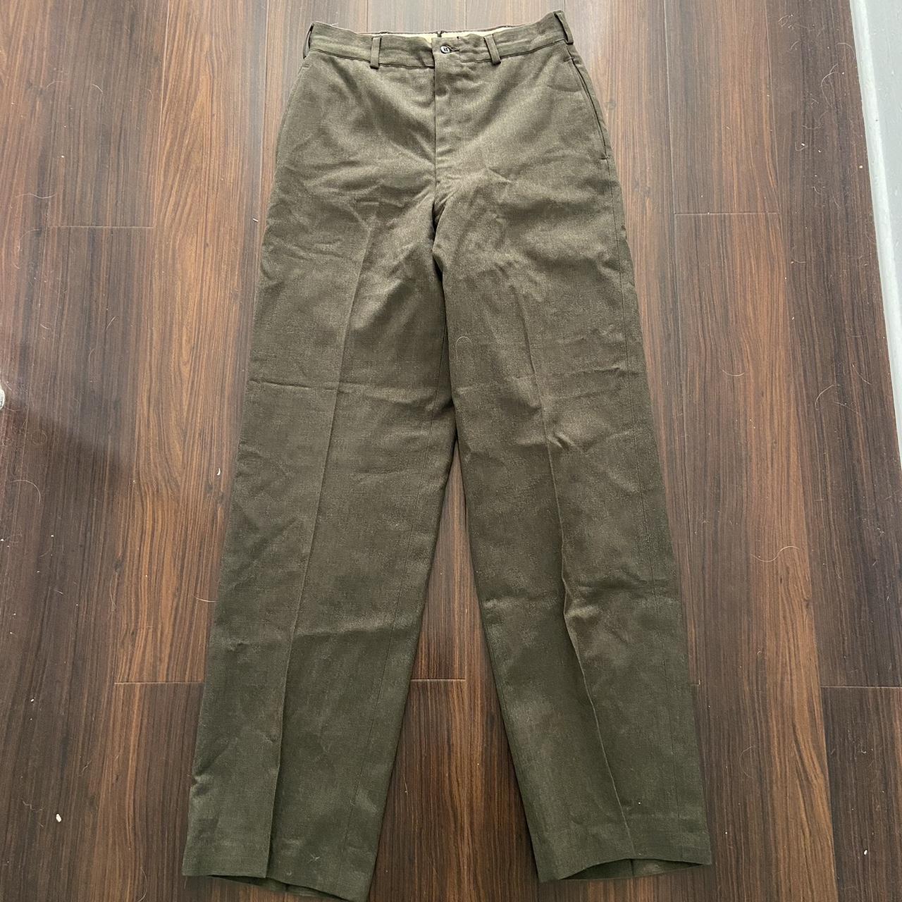 Vintage 1960s / 1970s US Army Wool Pants Rapid... - Depop