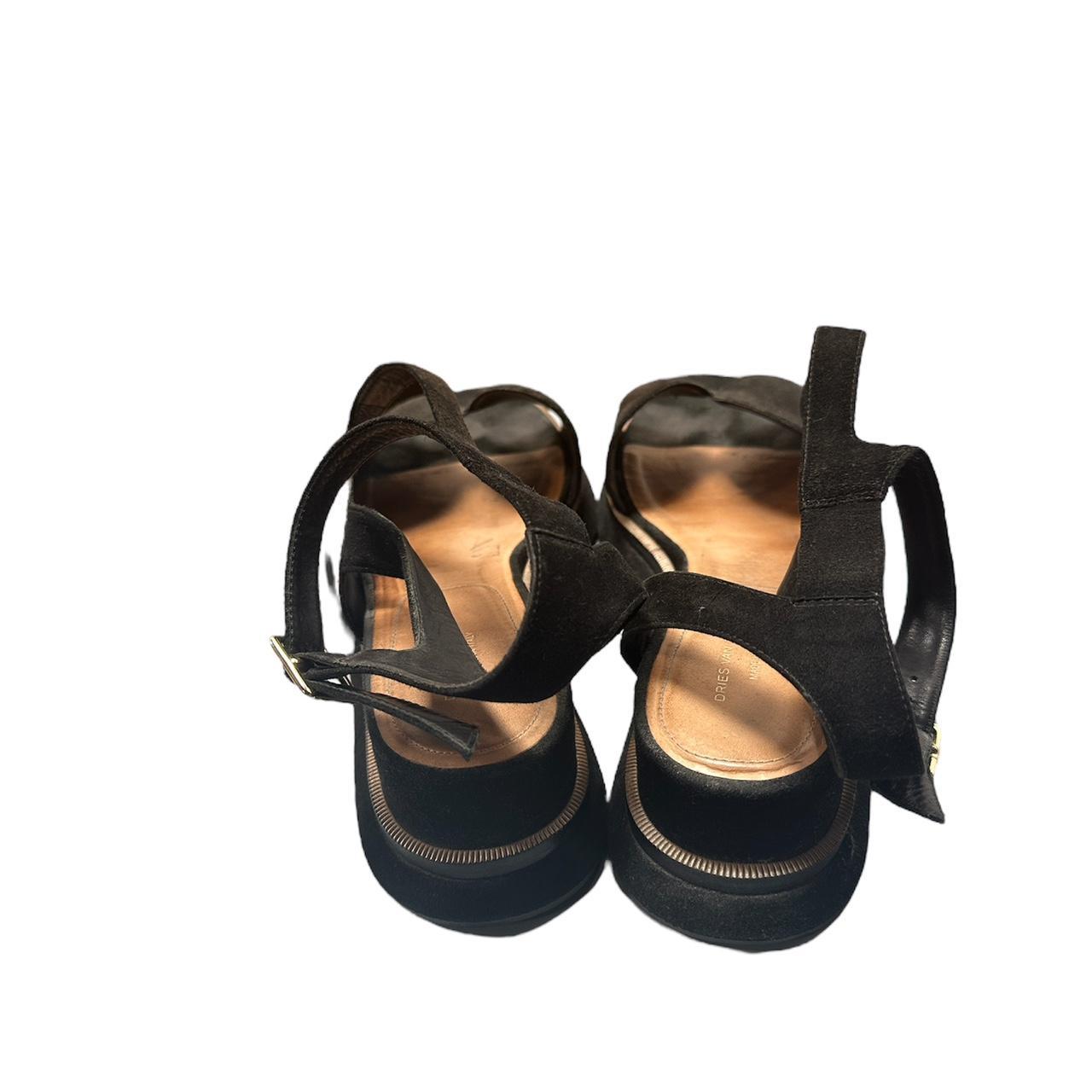 Dries Van Noten Women's Black and Gold Sandals (4)