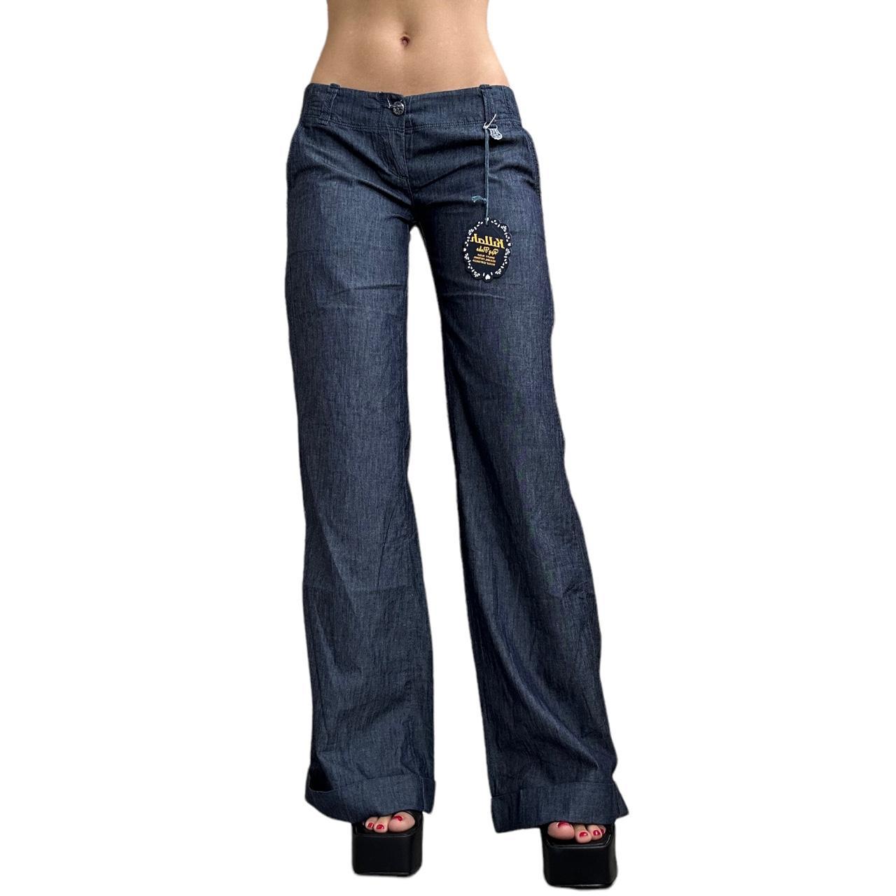 Vintage Miss Sixty jeans low rise wide leg dark... - Depop
