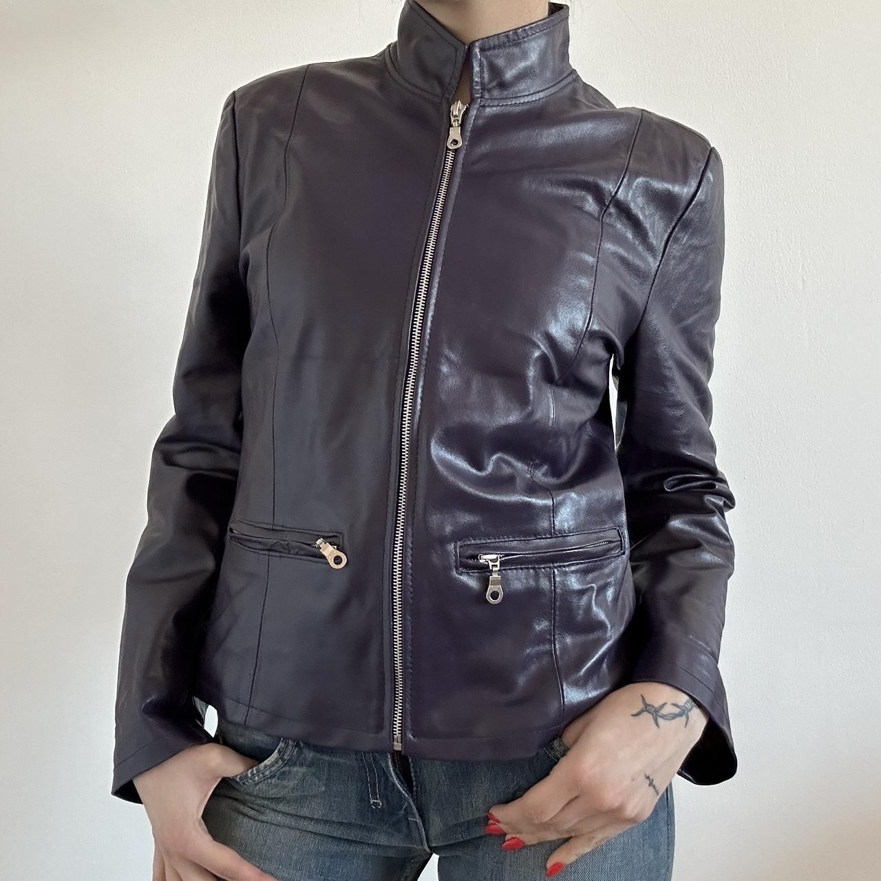 ジャケット・アウター 2000s Big Turtle Neck Leather Jacket 2000s Turtle Neck Zip Leather Jacket（22 Male Fashion Trends
