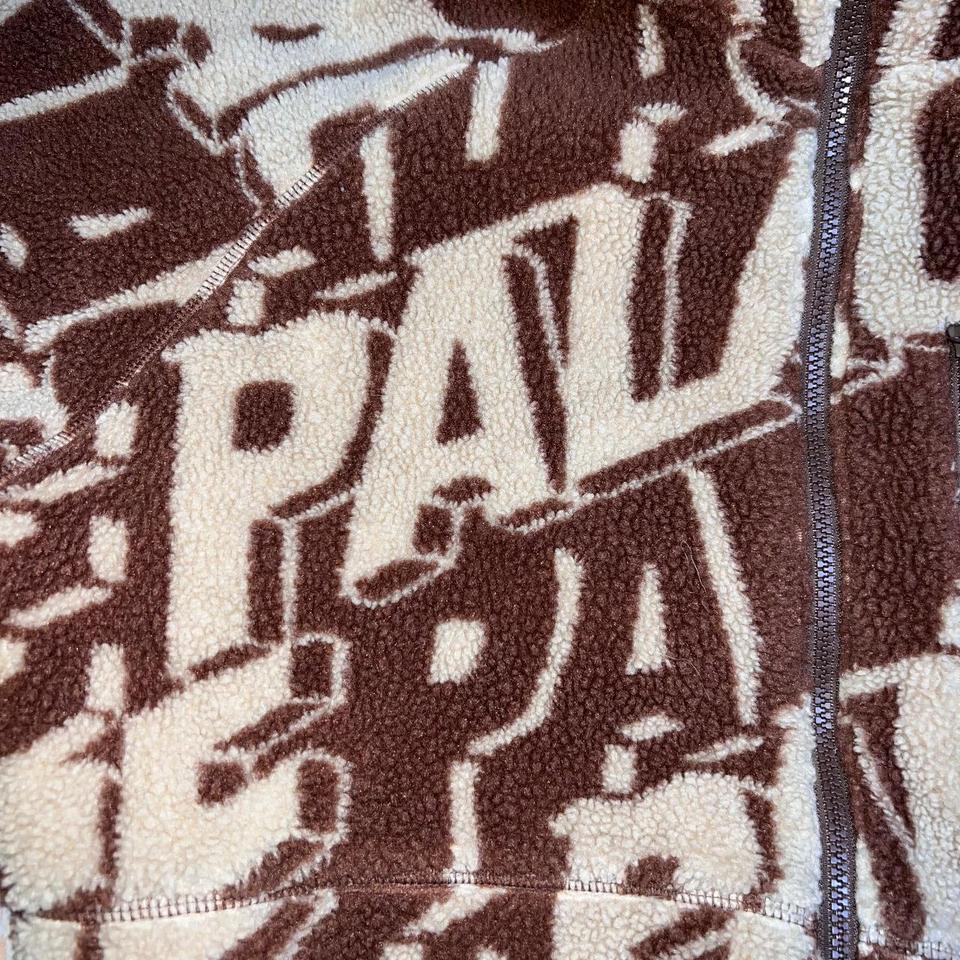 Palace Jacquard Fleece Hooded Jacket Brand new never... - Depop