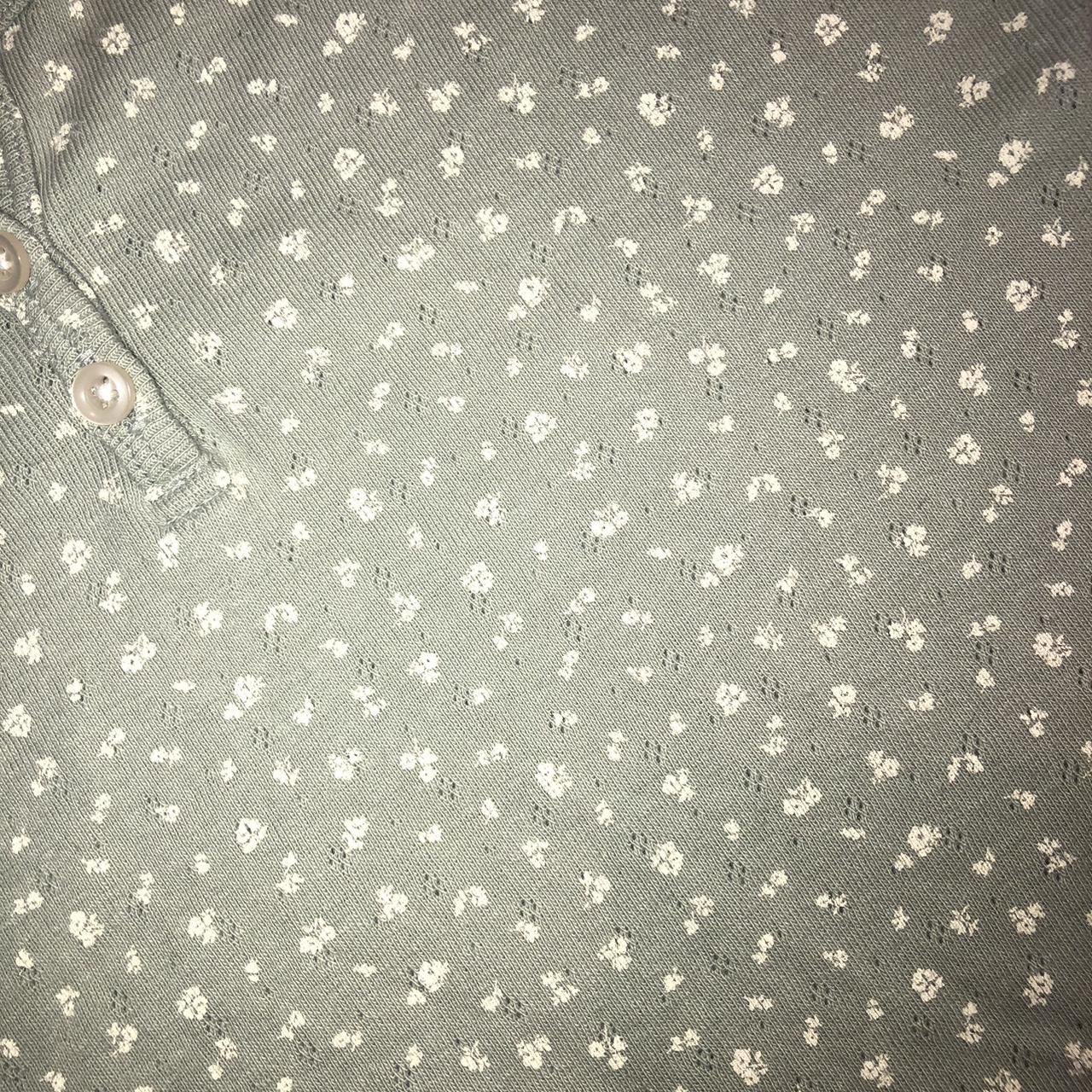 Brandy melville zelly 3 button top in sage green... Depop