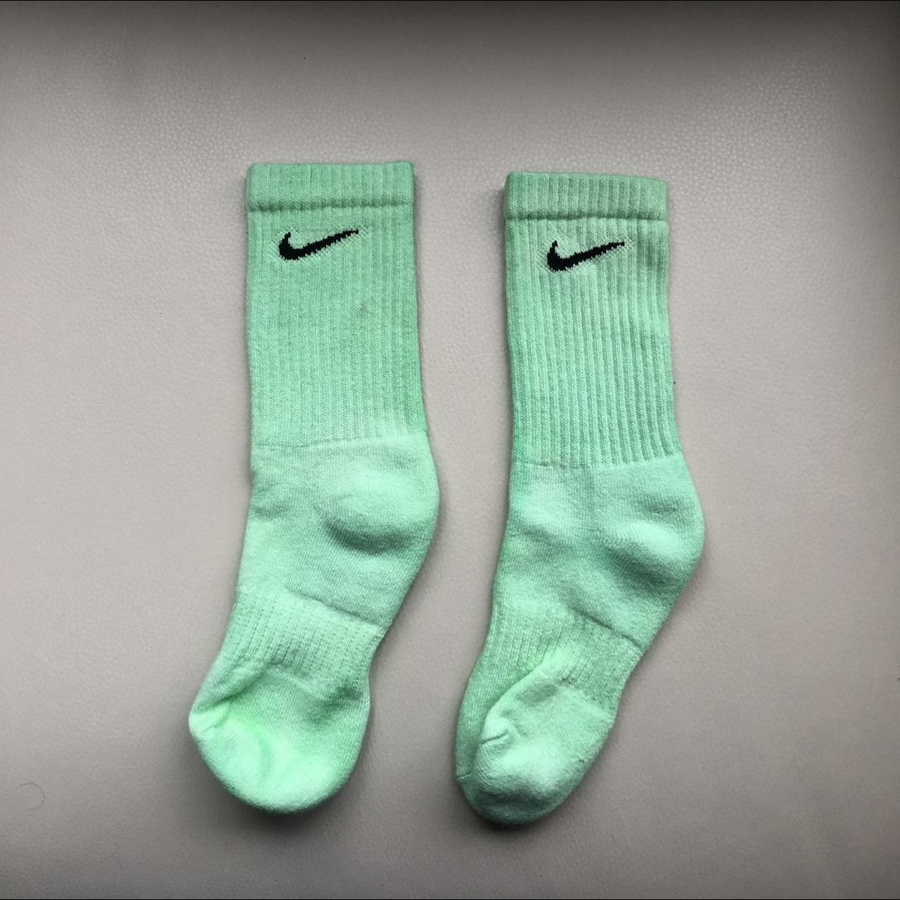 nike cushioned tiedye stretch cottonblend socks... Depop