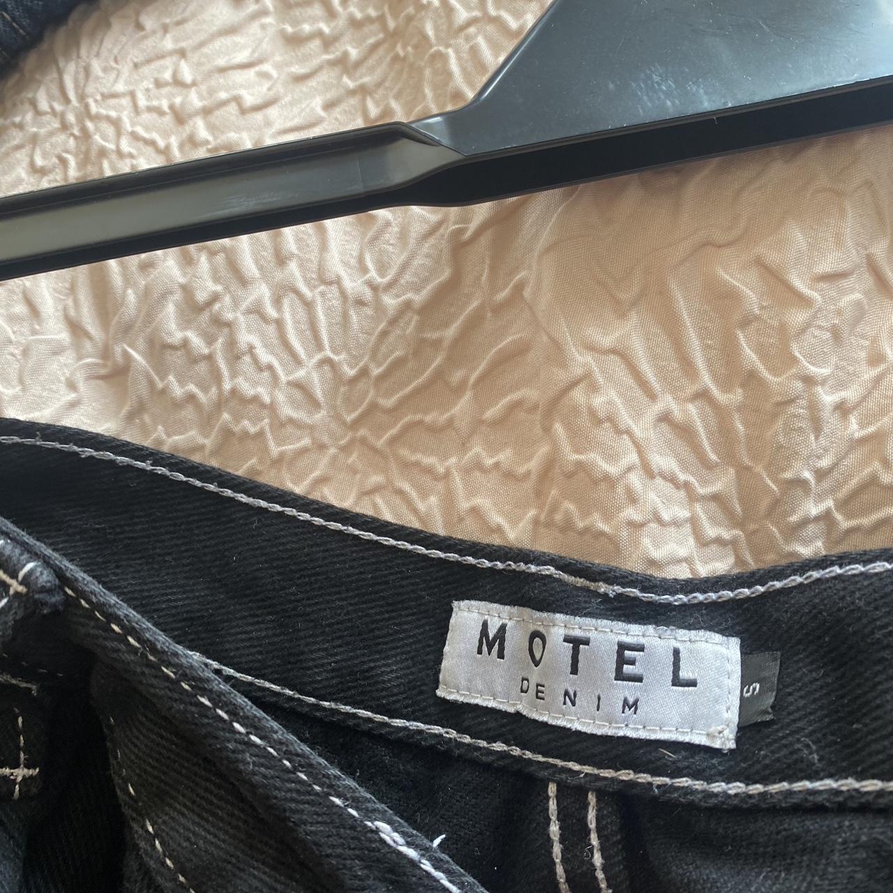 Motel Women's Black Jeans Depop