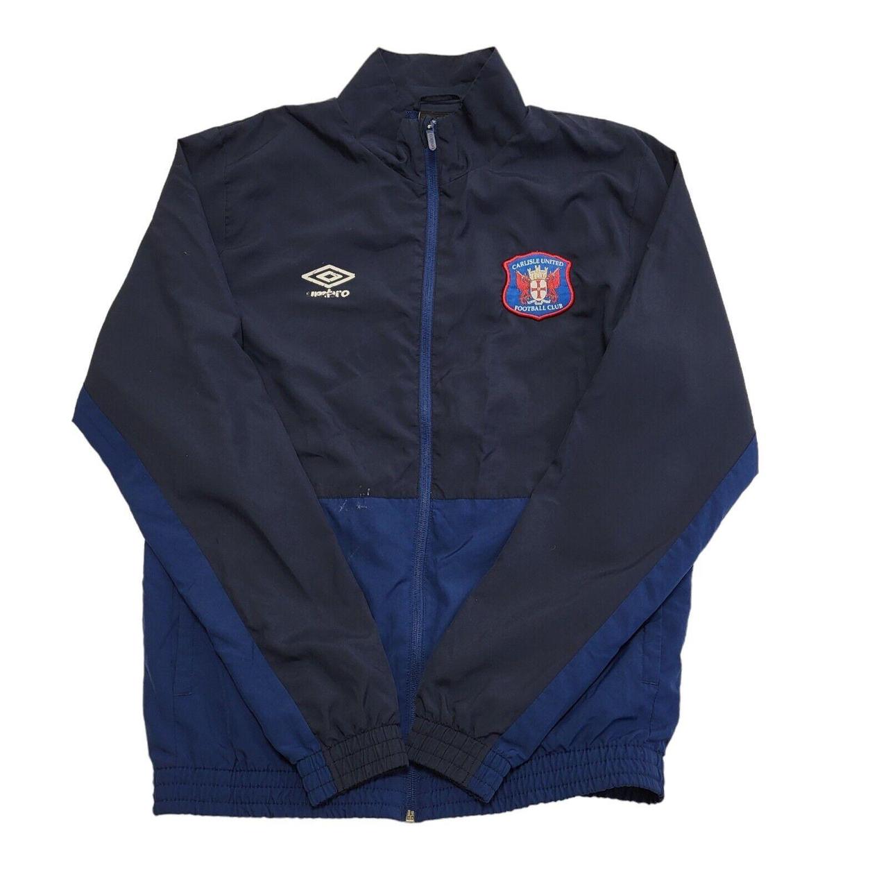 Umbro Sports jacket:- Umbro Navy Blue Carlisle Utd... - Depop