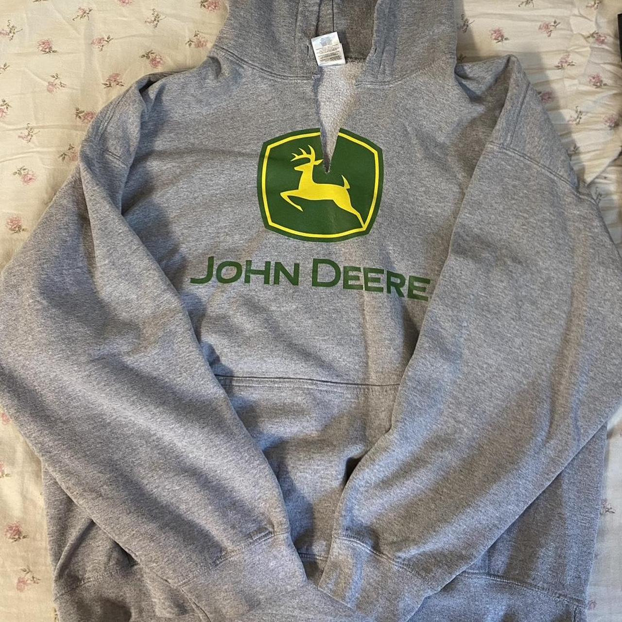 2 extra large john deere hoodie Depop