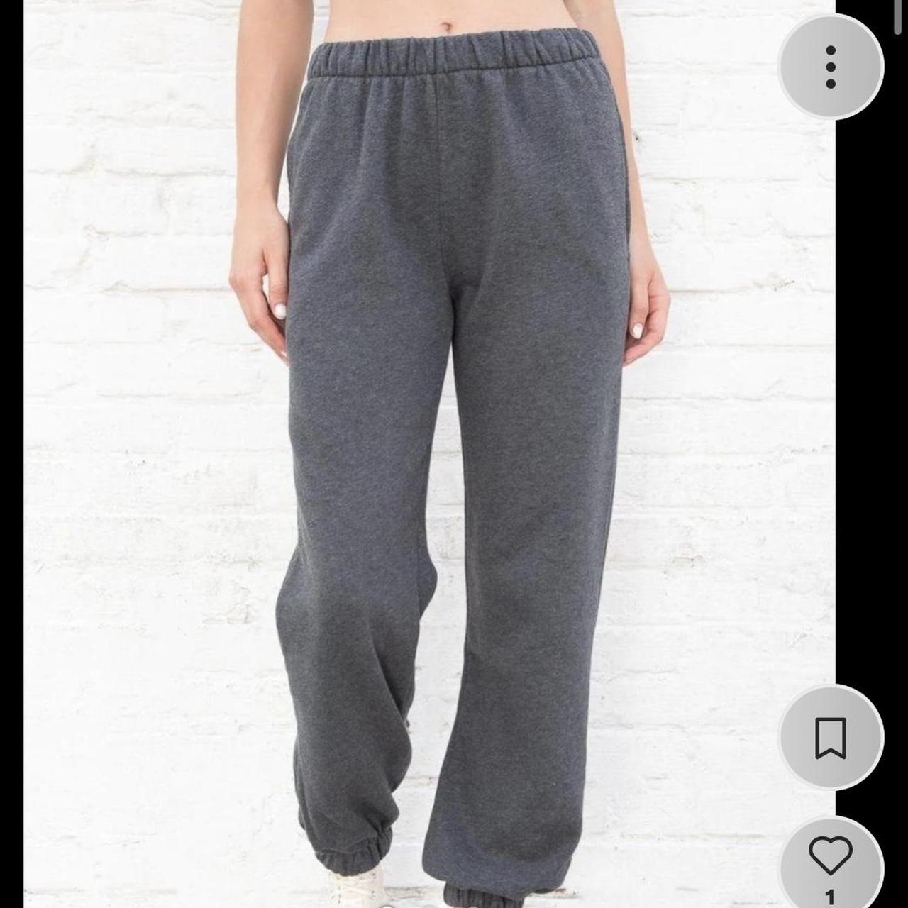 Dark grey Rosa sweatpants from brandy melville One size