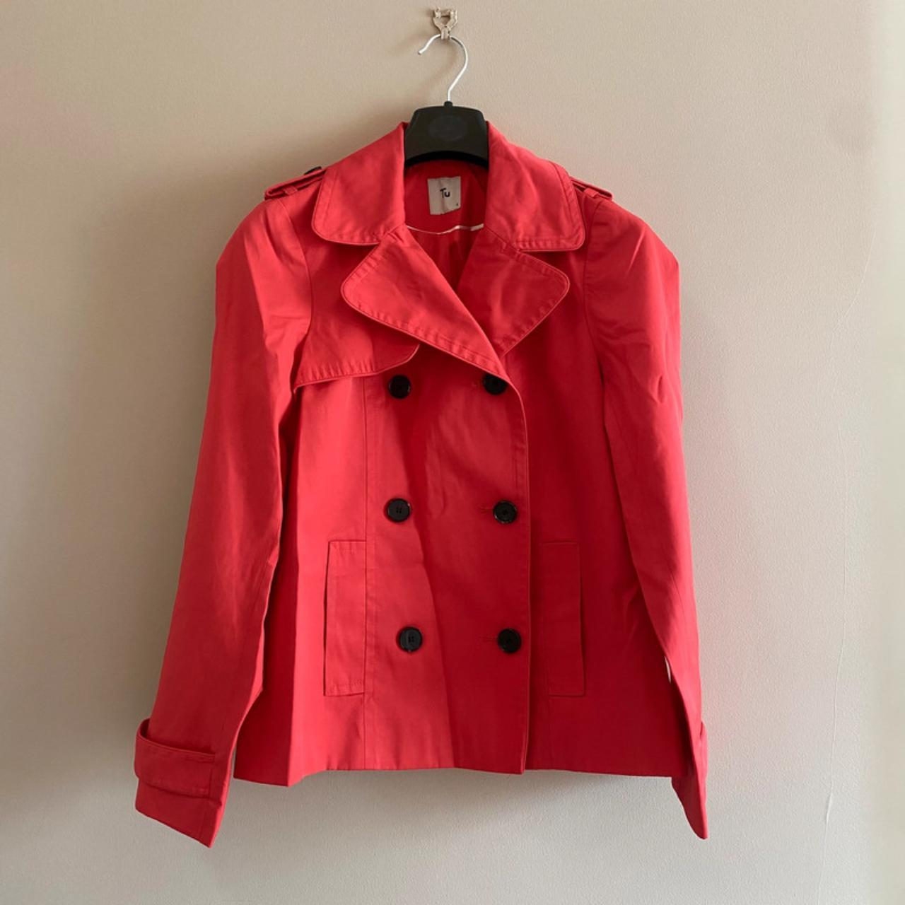 Red short coat online