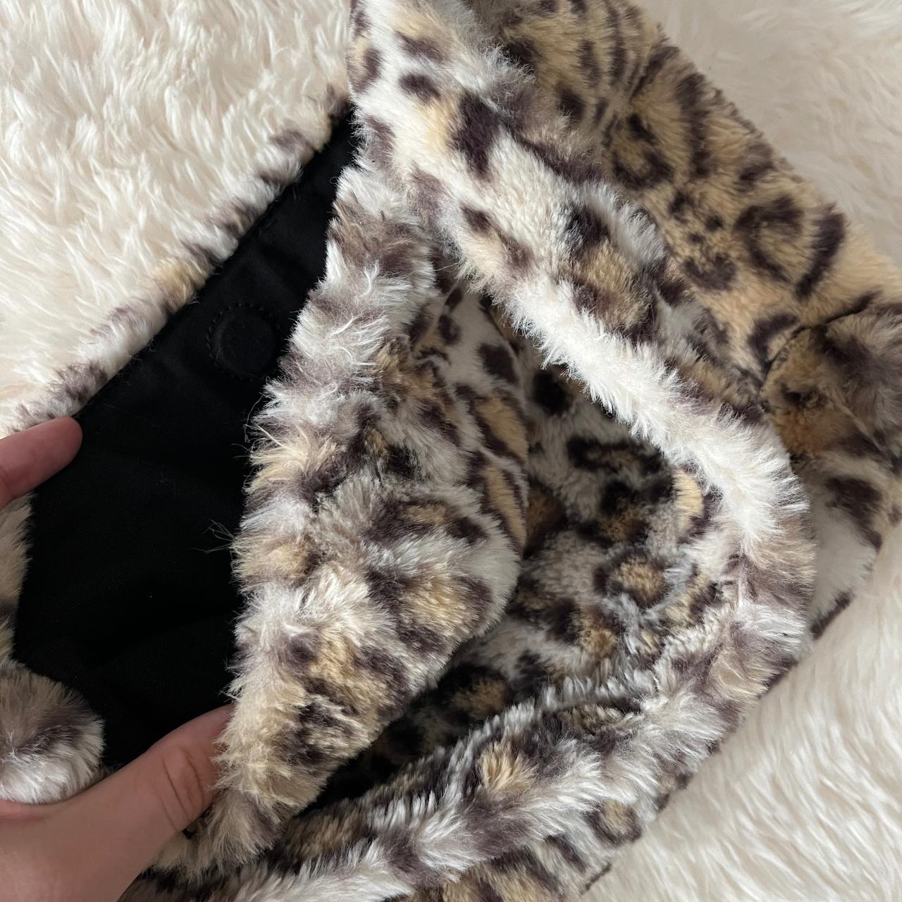 BRANDY MELVILLE Cheetah Print Shoulder Bag Depop