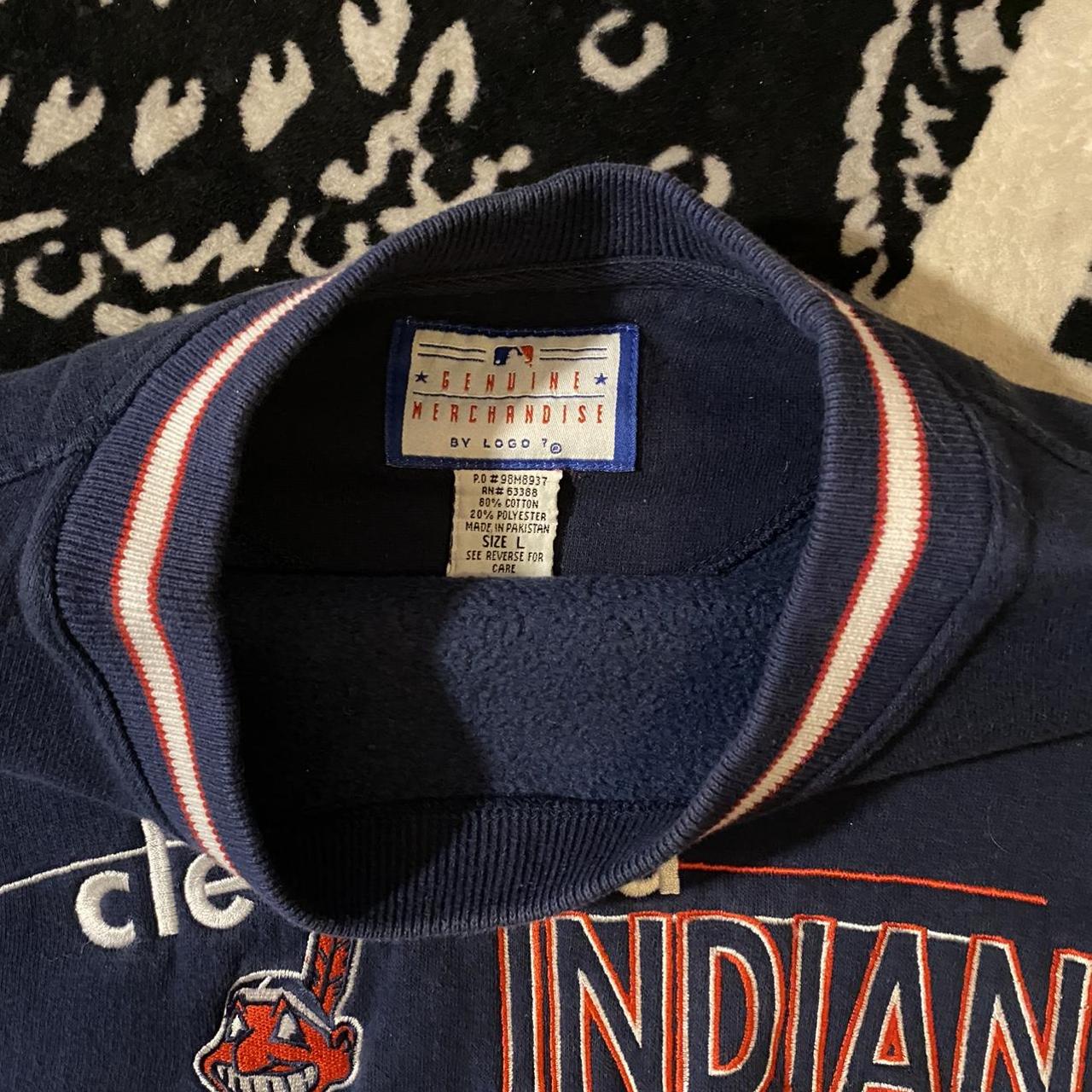 VTG 90s True Fan Mens Sportswear Cleveland Indians - Depop