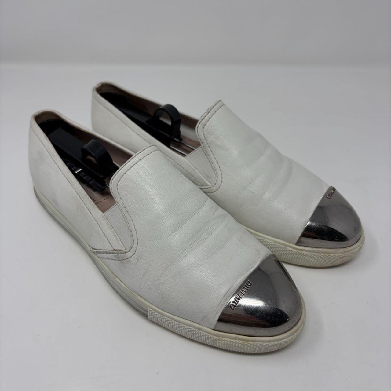 Miu Miu Women's Loafers - White - US 8.5 – Miu Mi… - image 1