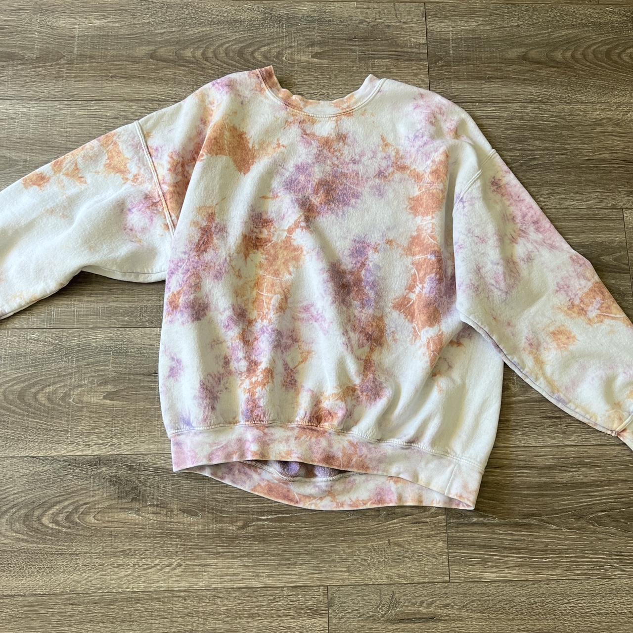 Women's Pink and Orange Sweatshirt | Depop