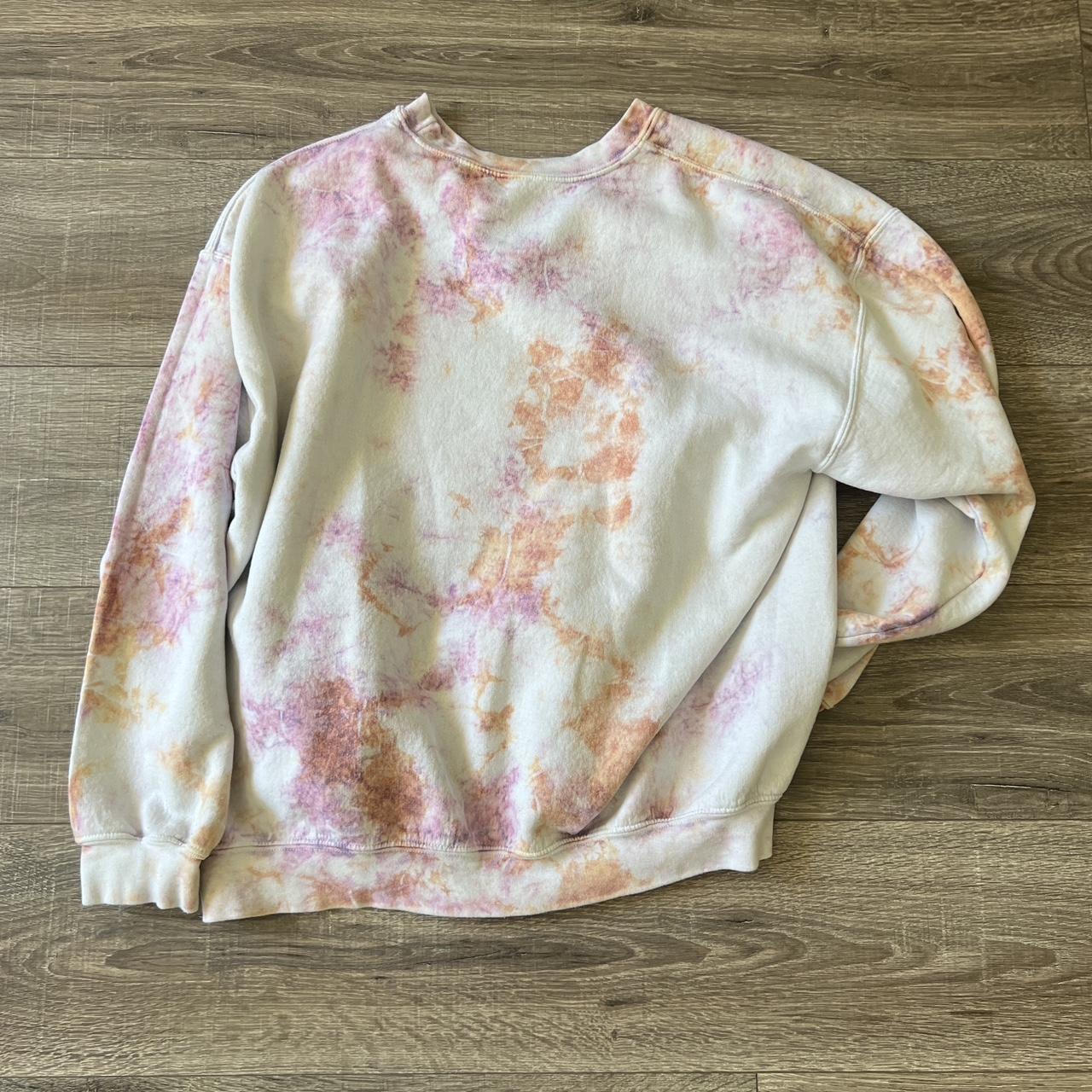 Women's Pink and Orange Sweatshirt | Depop