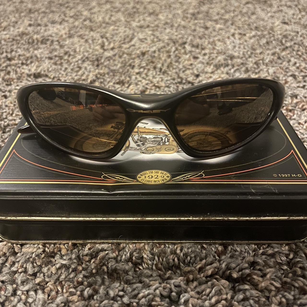 Oakley Men's Black Sunglasses | Depop