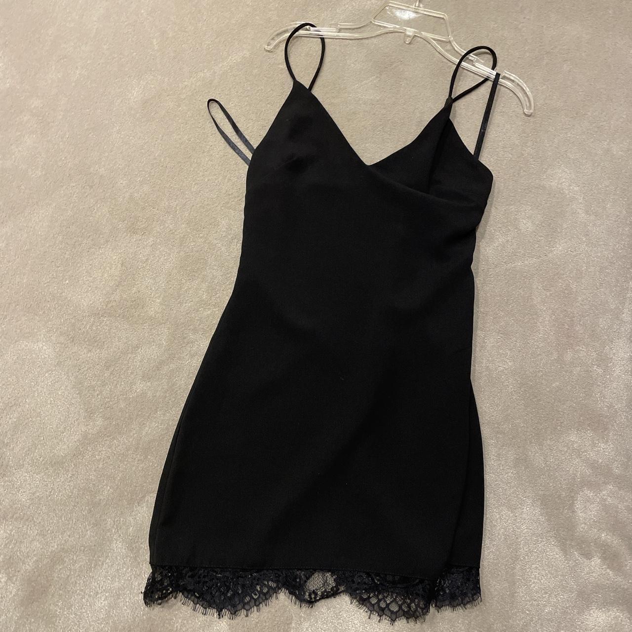#superdown #revolve Black mini dress size xs would... - Depop