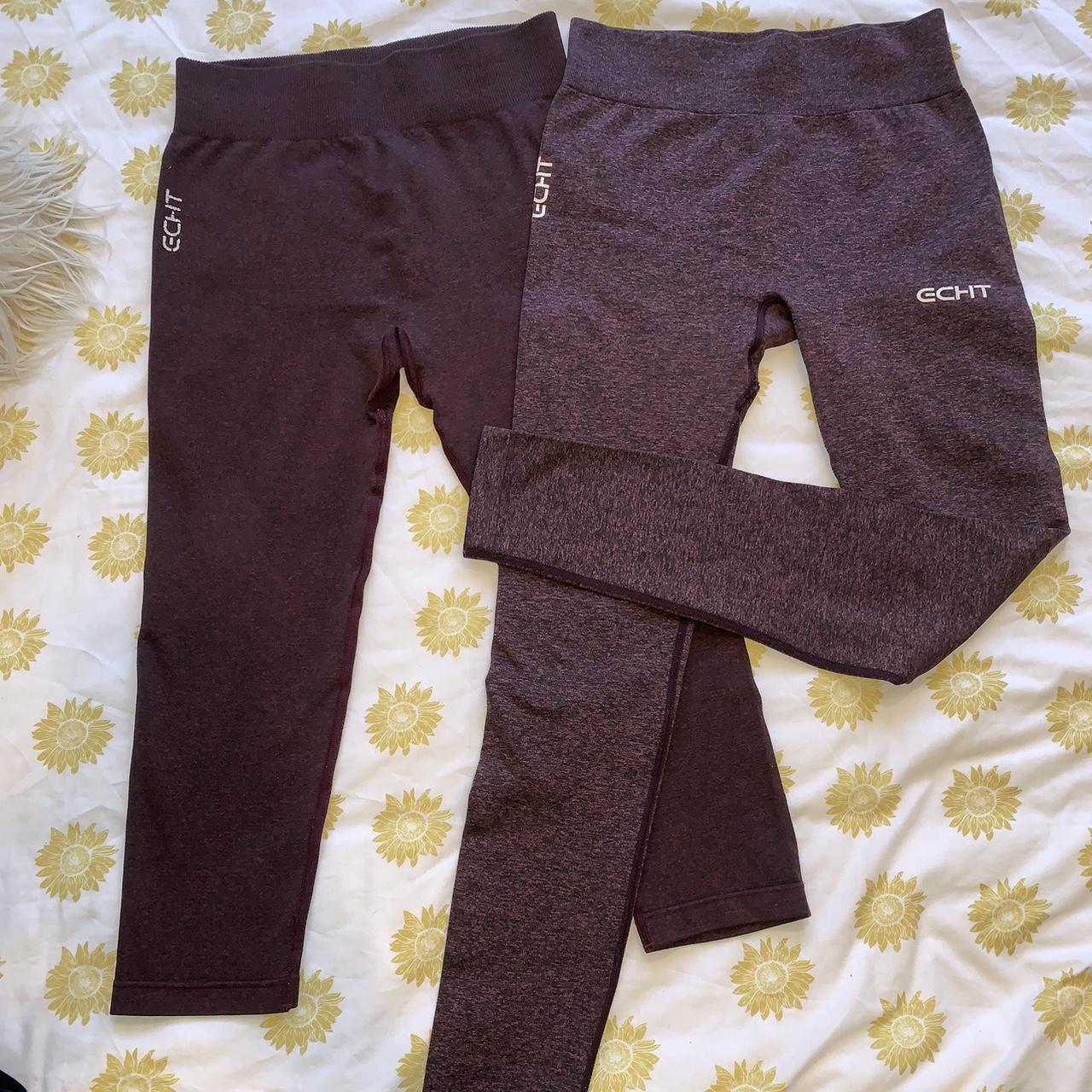 Echt Seamless Tights. Both size medium. One pair is... Depop