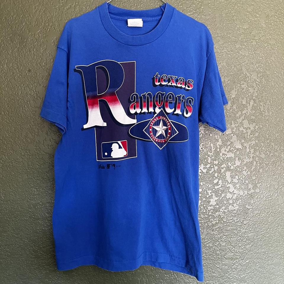 Texas Rangers shirt Large Grey #texas #rangers - Depop