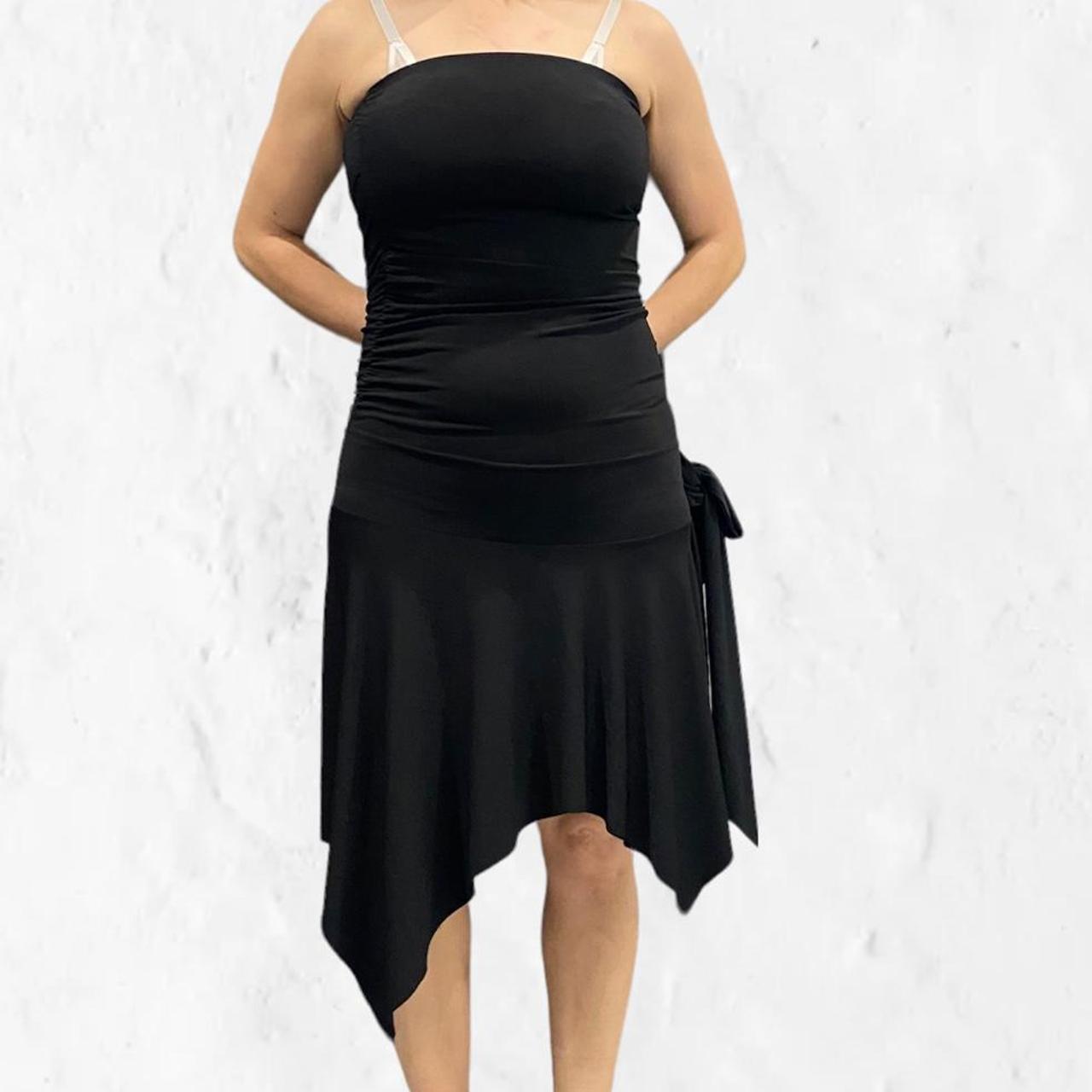 lipsy black knitted dress