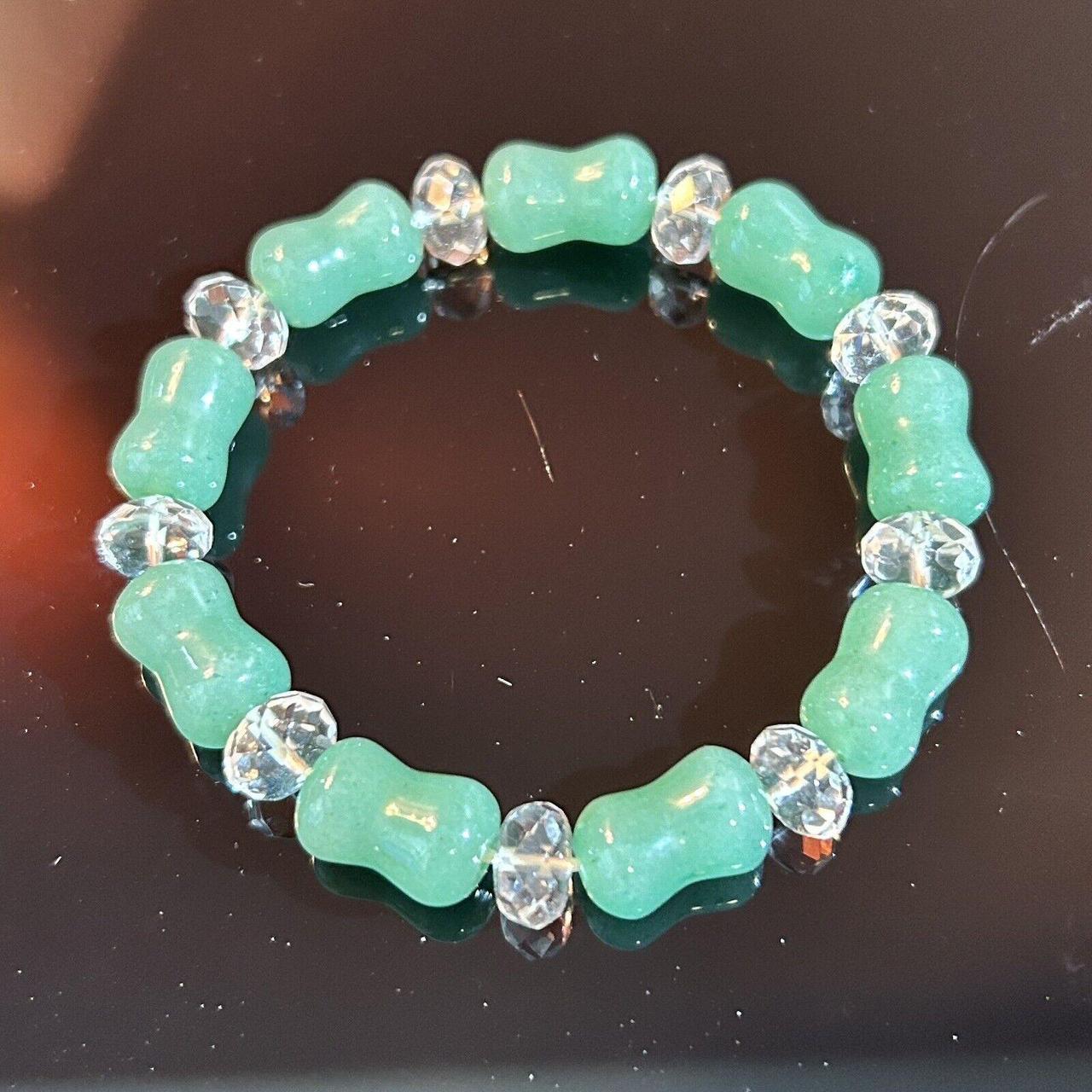 Source Unknown Women's Bracelet - Green – Vintage… - image 1