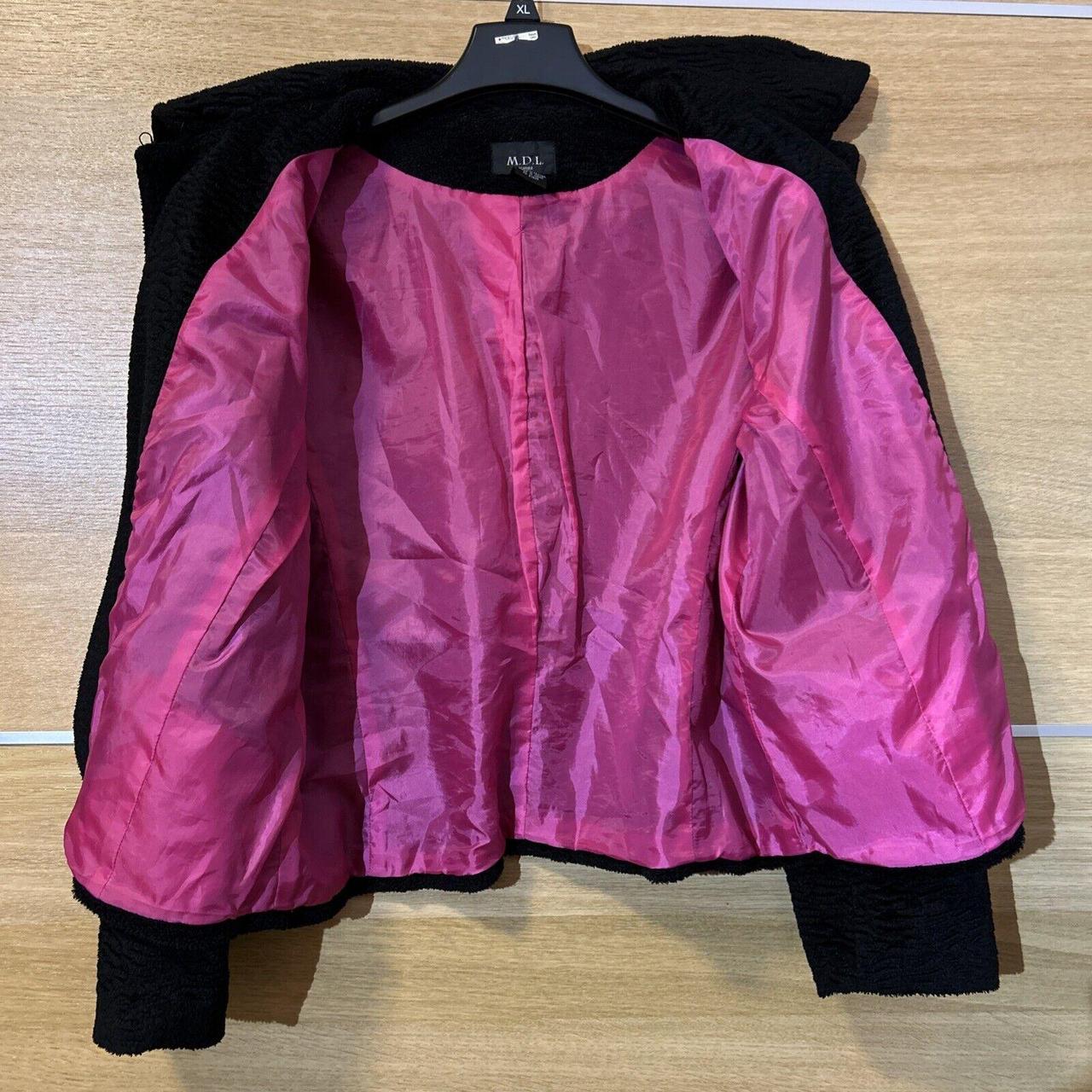 Source Unknown Women's Tailored jacket - Black/Pi… - image 4