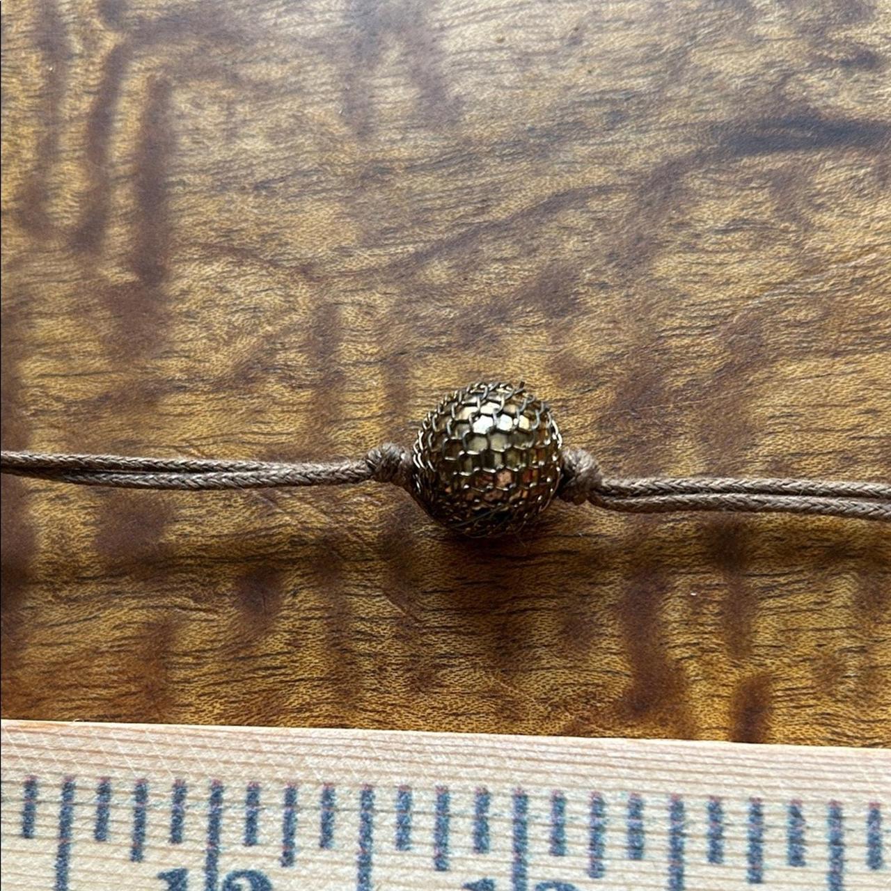 Source Unknown Women's Necklace - Cream/Brown – T… - image 4