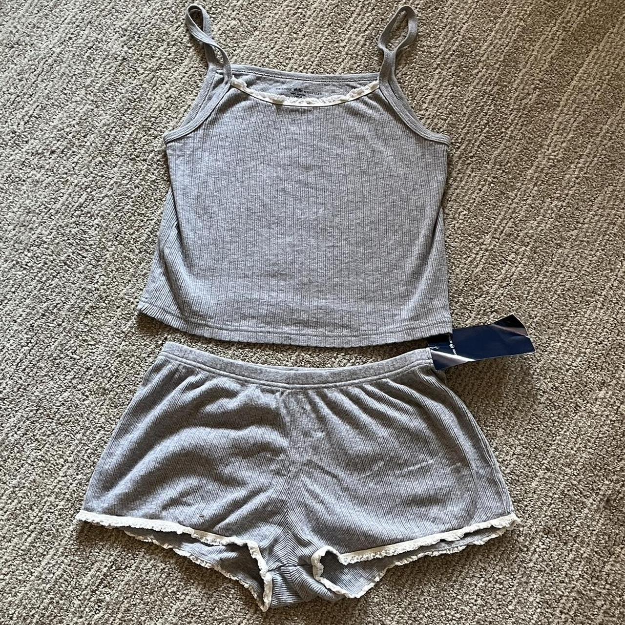 Brandy Melville matching pj set comes with shorts... Depop