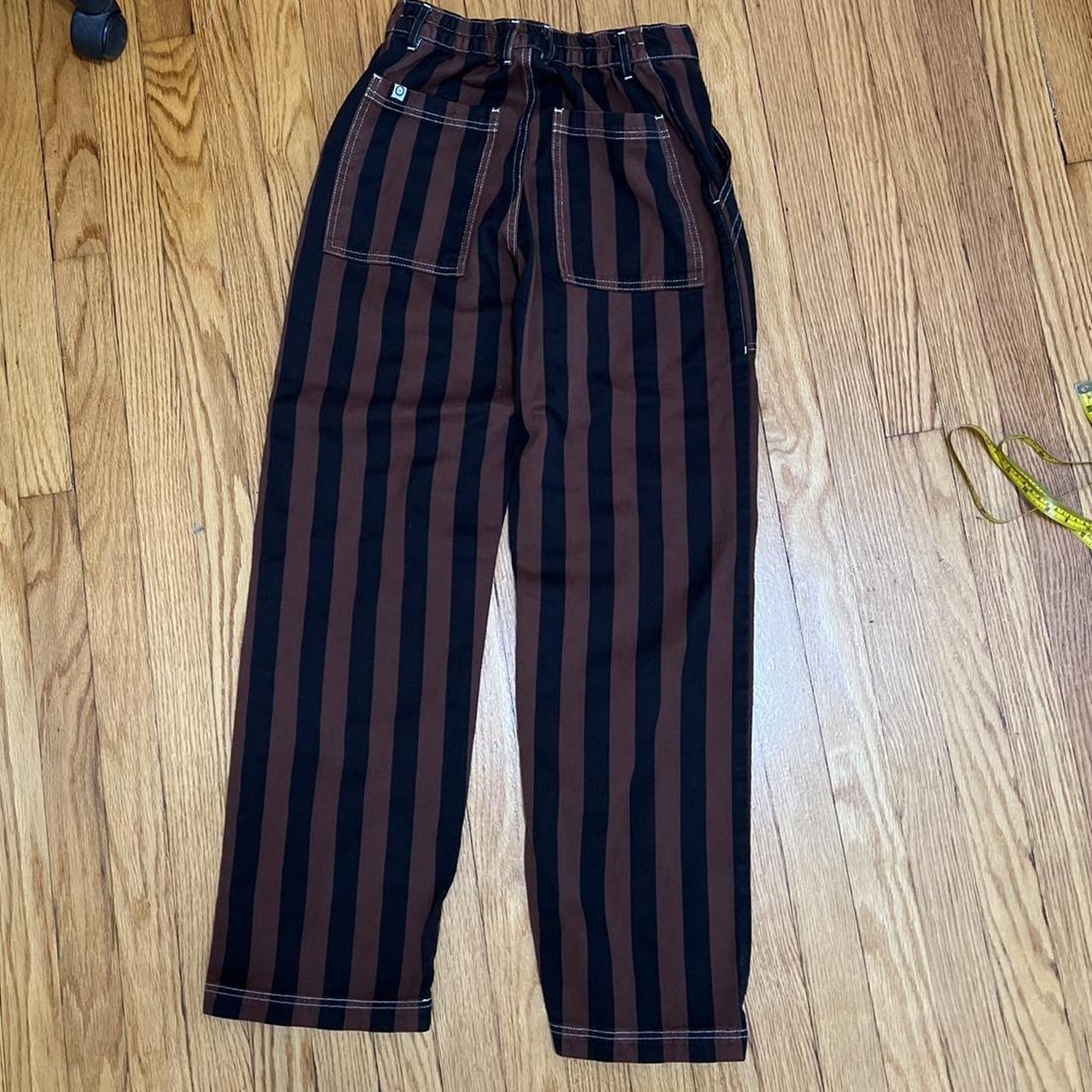 Big Bud Press striped work pants Size small Worn and... Depop