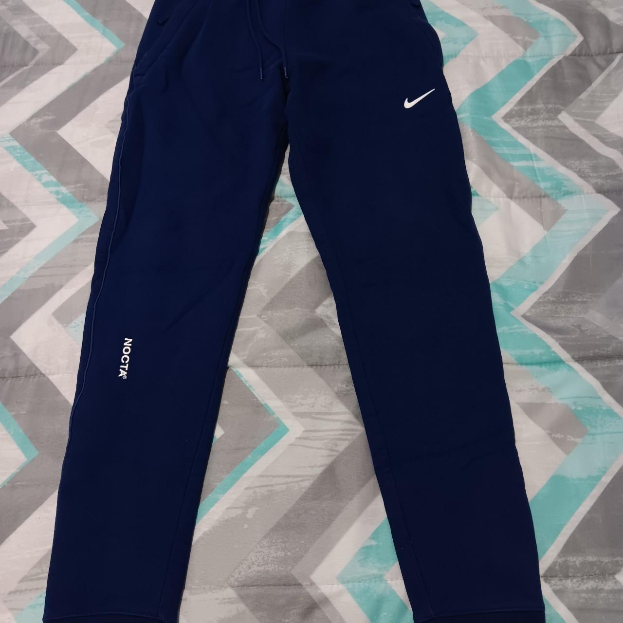 Nike Nocta Navy Blue fleece sweatpants Like... Depop