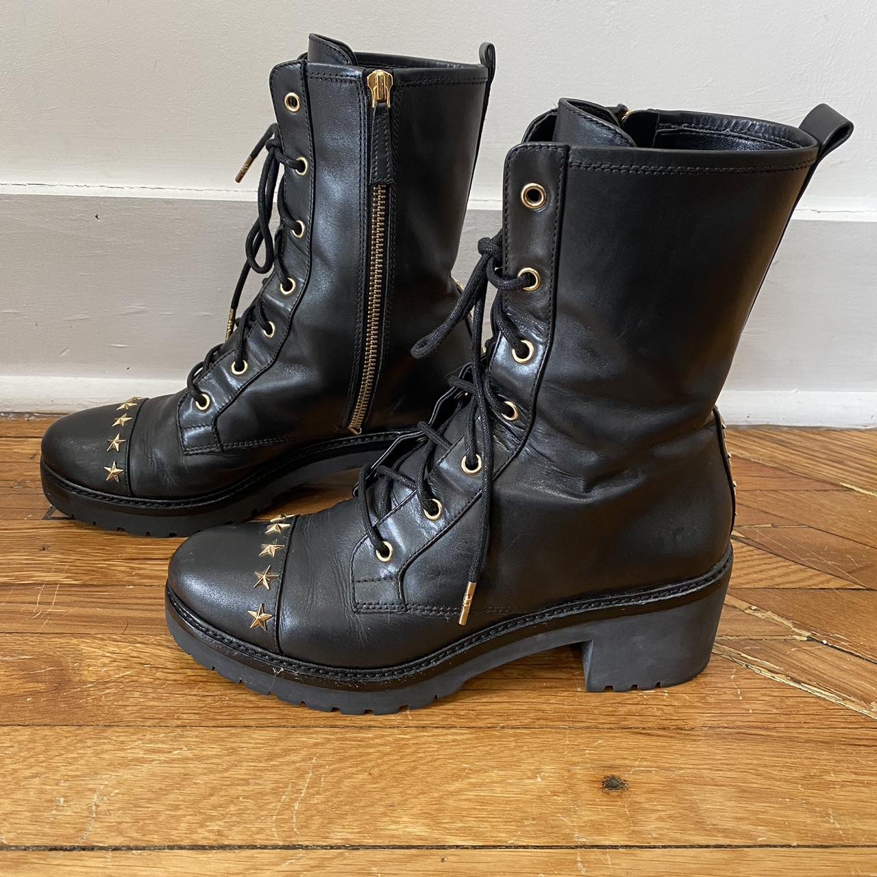 Michael kors combat boots with stars deals