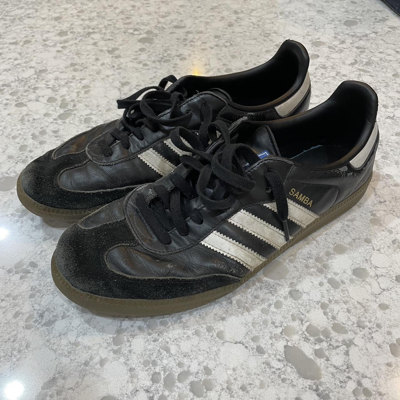 💫vintage y2k rare 90s addidas sambas 10.5 size... - Depop