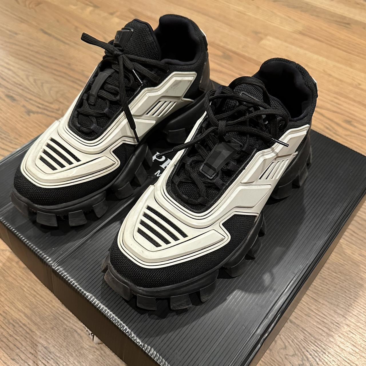 Prada CloudBurst Thunder Black White Size 41 2025