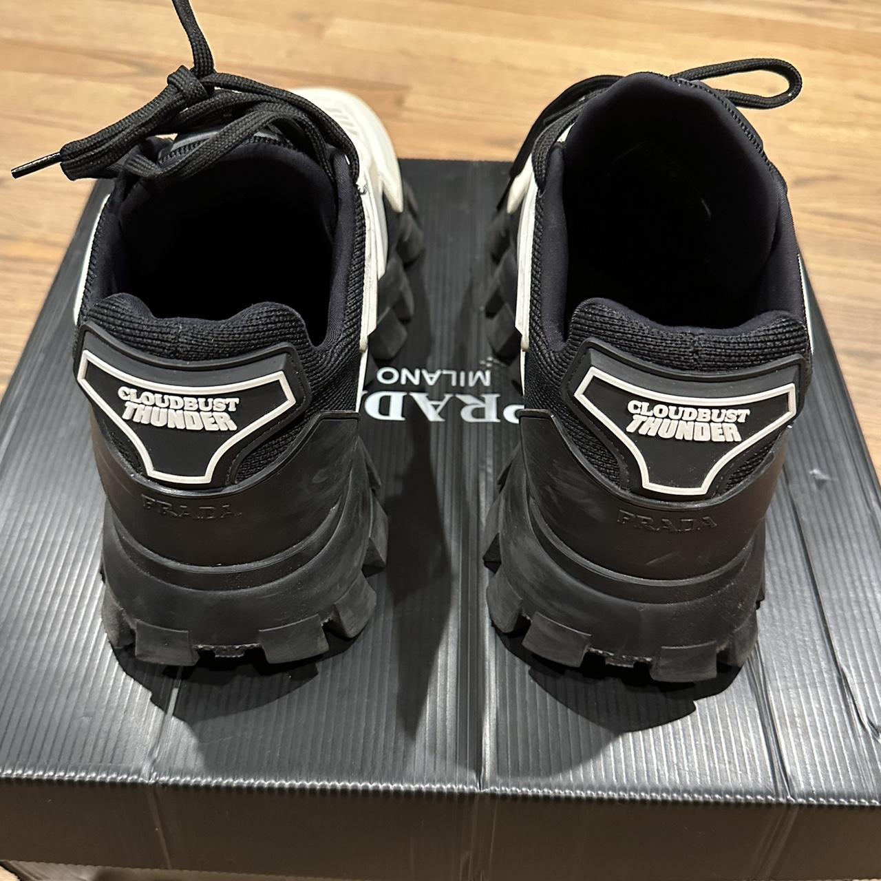 Prada CloudBurst Thunder Black White Size 41 | Depop