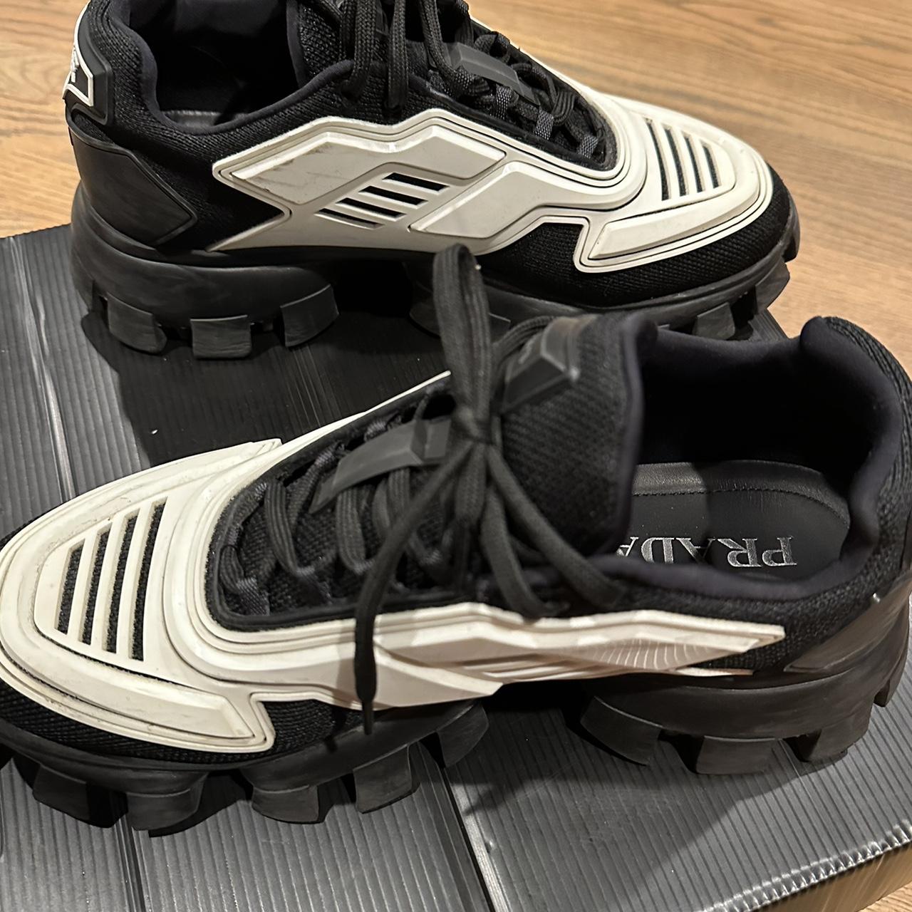 バトルトード Prada CloudBurst Thunder Black White Size 41 | Depop