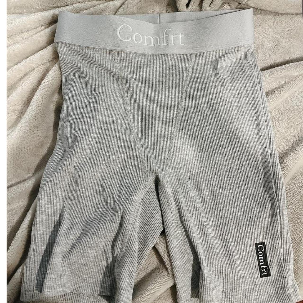 SKIMS Terry Lounge Seamless Short • in Onyx • - Depop