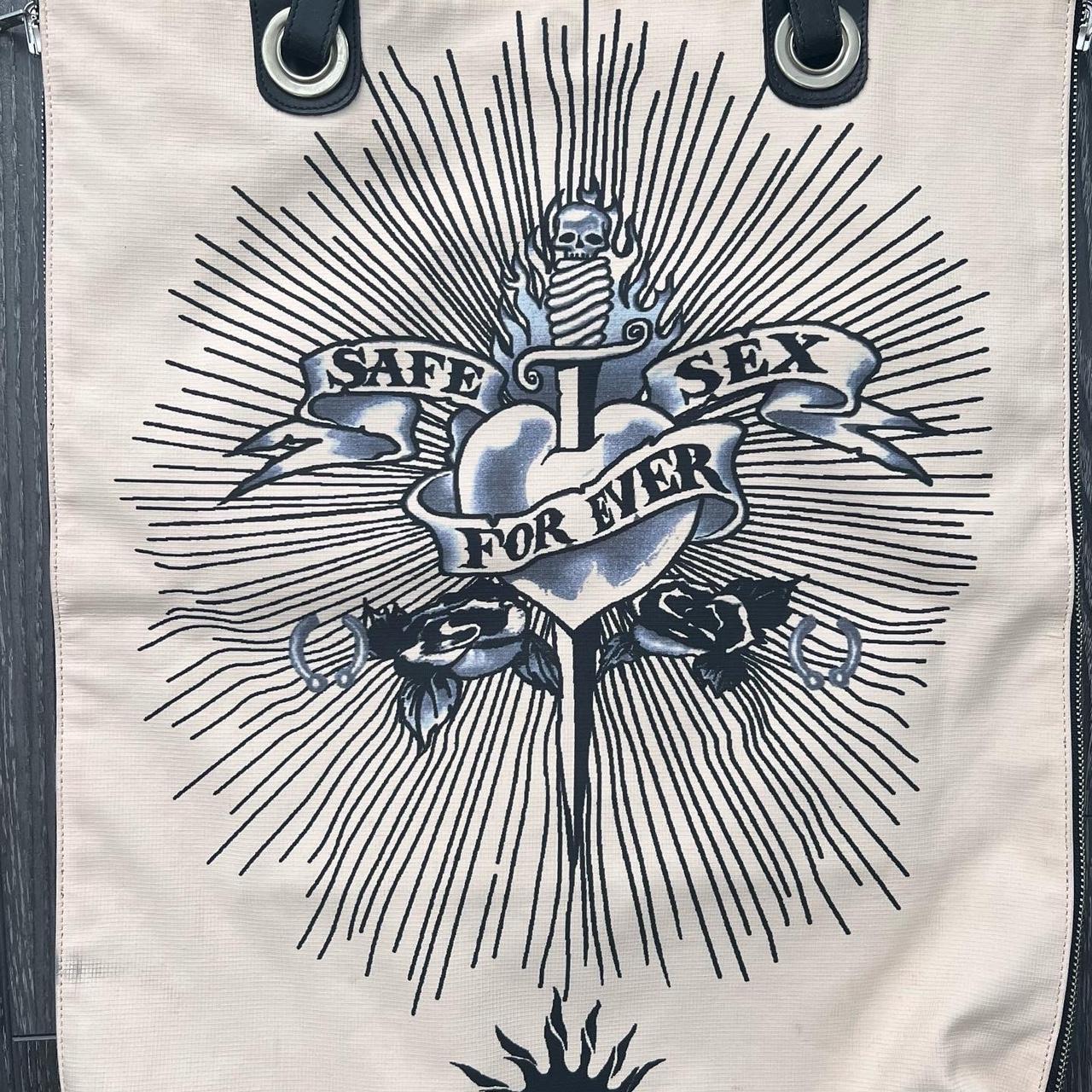 jean paul gaultier “safe sex forever” reversible | Depop