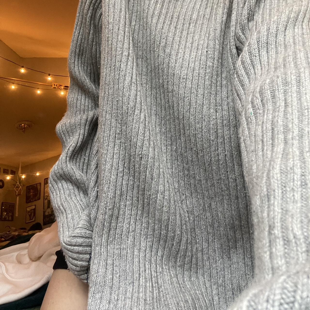 Vintage grey knit guess sweater size large. Lightly... - Depop