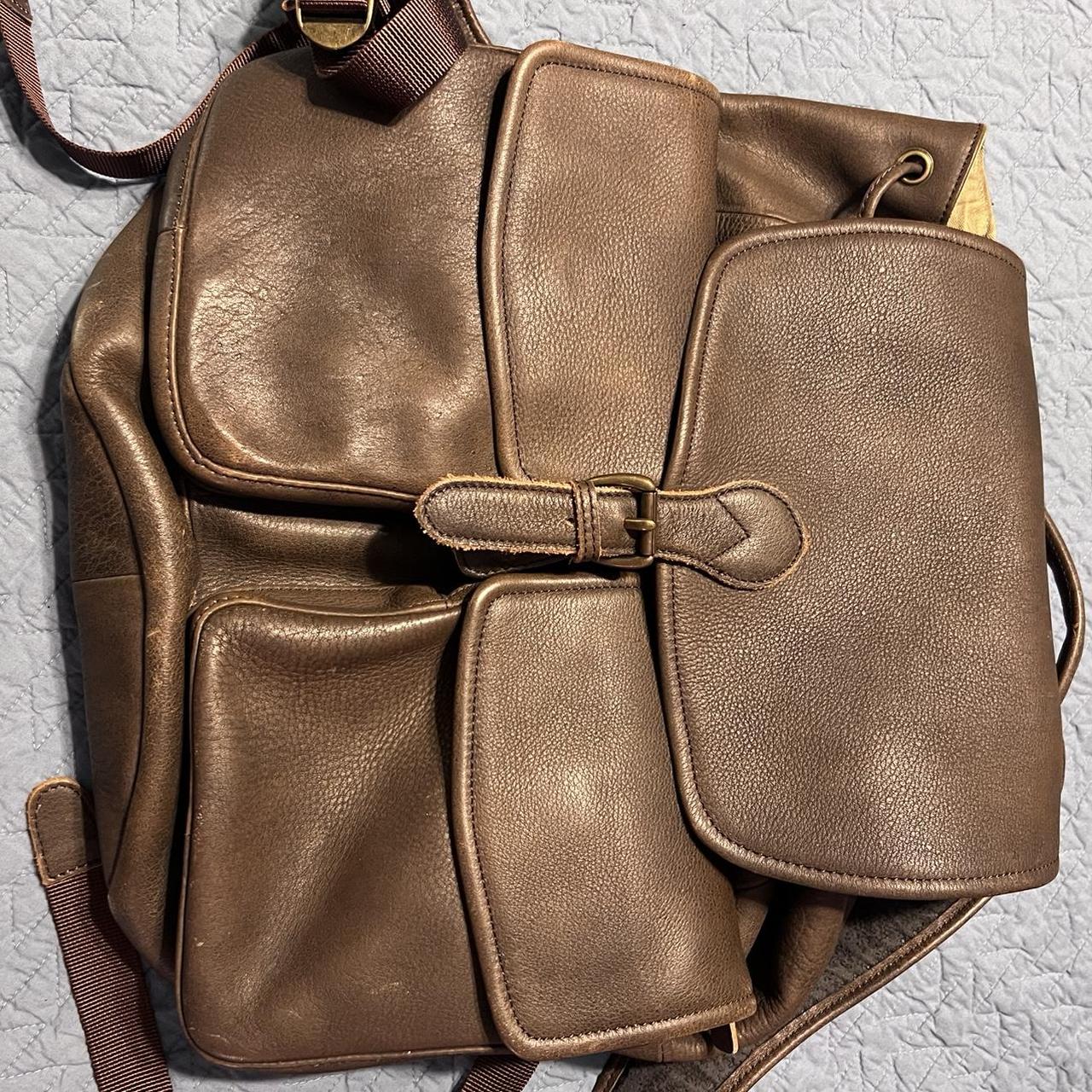 Red L.L. Bean backpack! May have some minor wear and - Depop