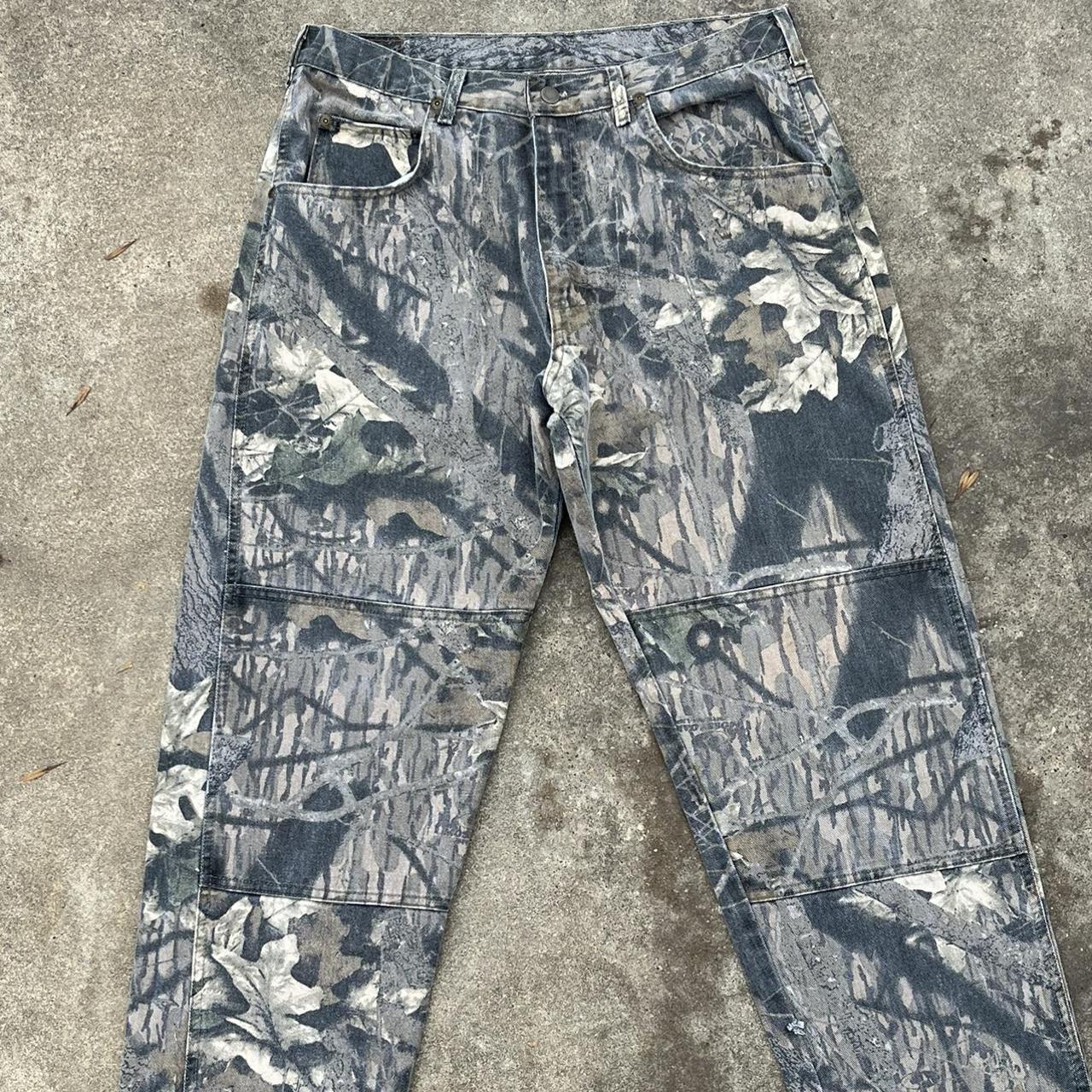 Double Knee Camo Pants, Wrangler Camo Pants, Perfect... - Depop