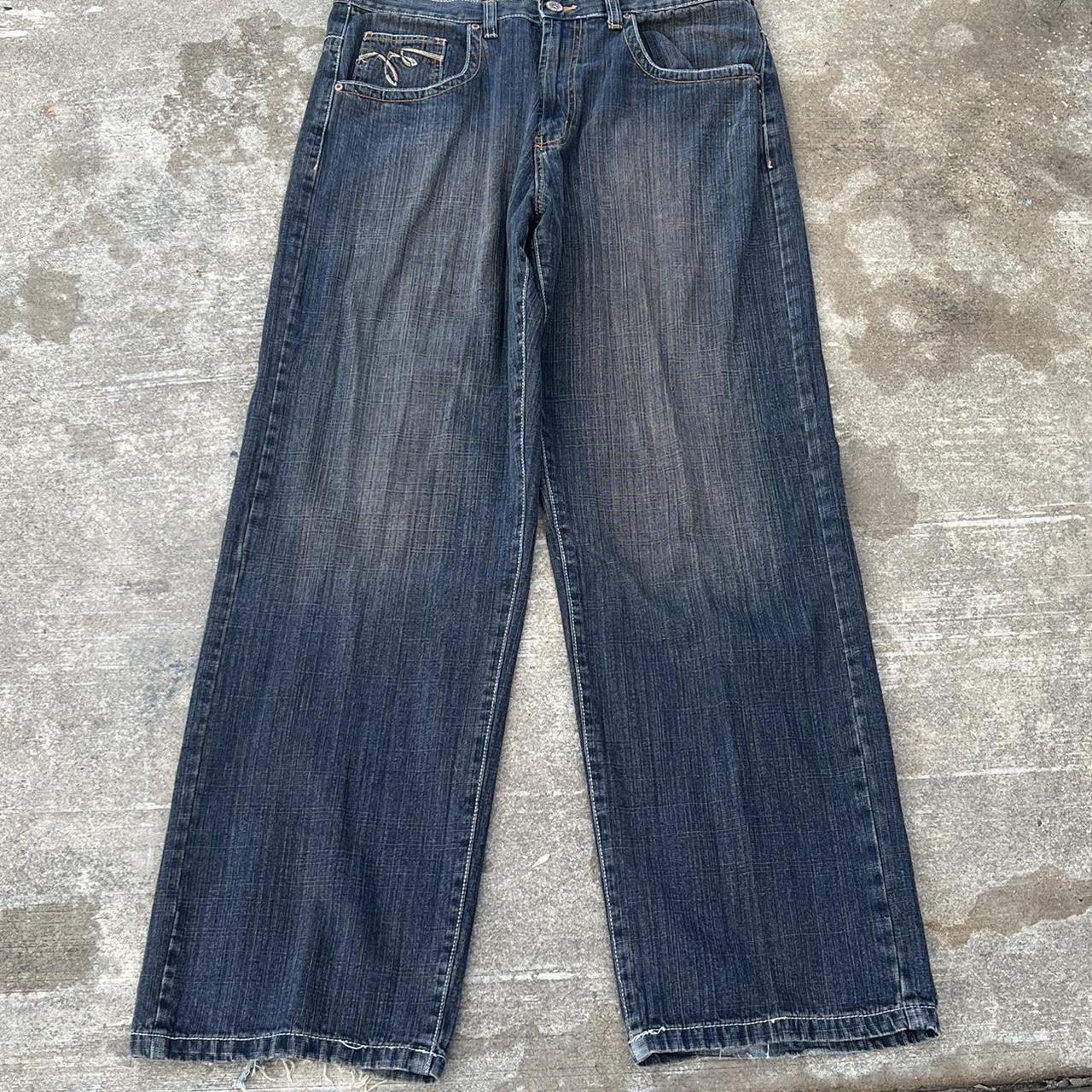 Baggy Y2k Jeans, Big Leg Opening, Great Fade, - Depop