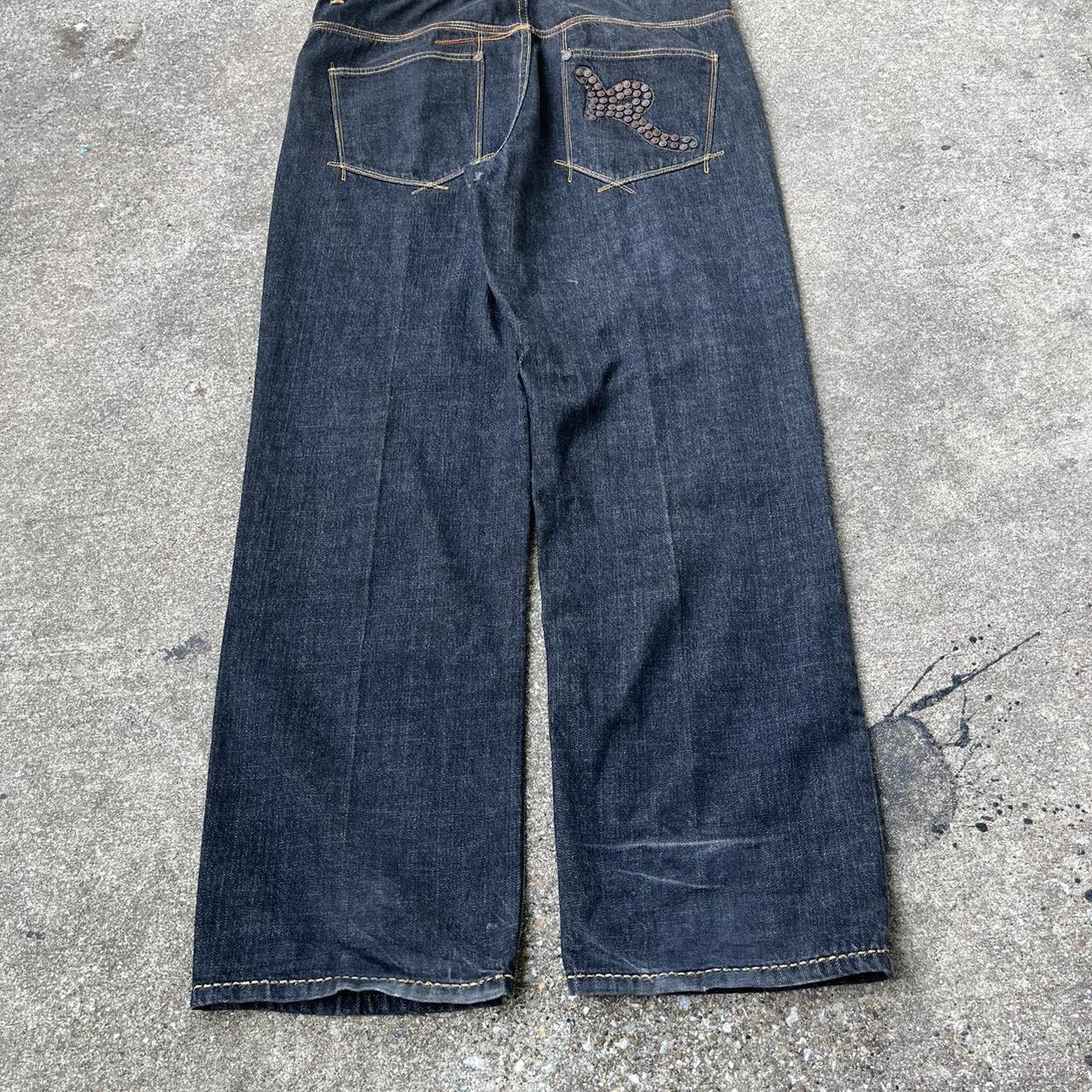 Rocawear Jeans, Size 38W, Perfect black Y2K Denim... - Depop
