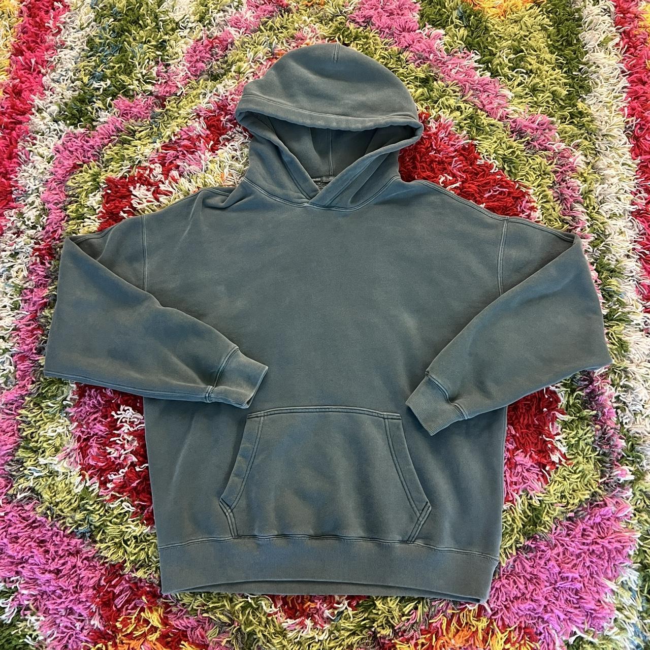 Abercrombie & Fitch Men's Green Hoodie Depop