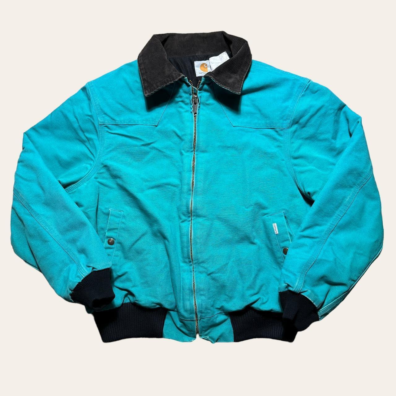 Vintage teal purchases Carhartt Jacket