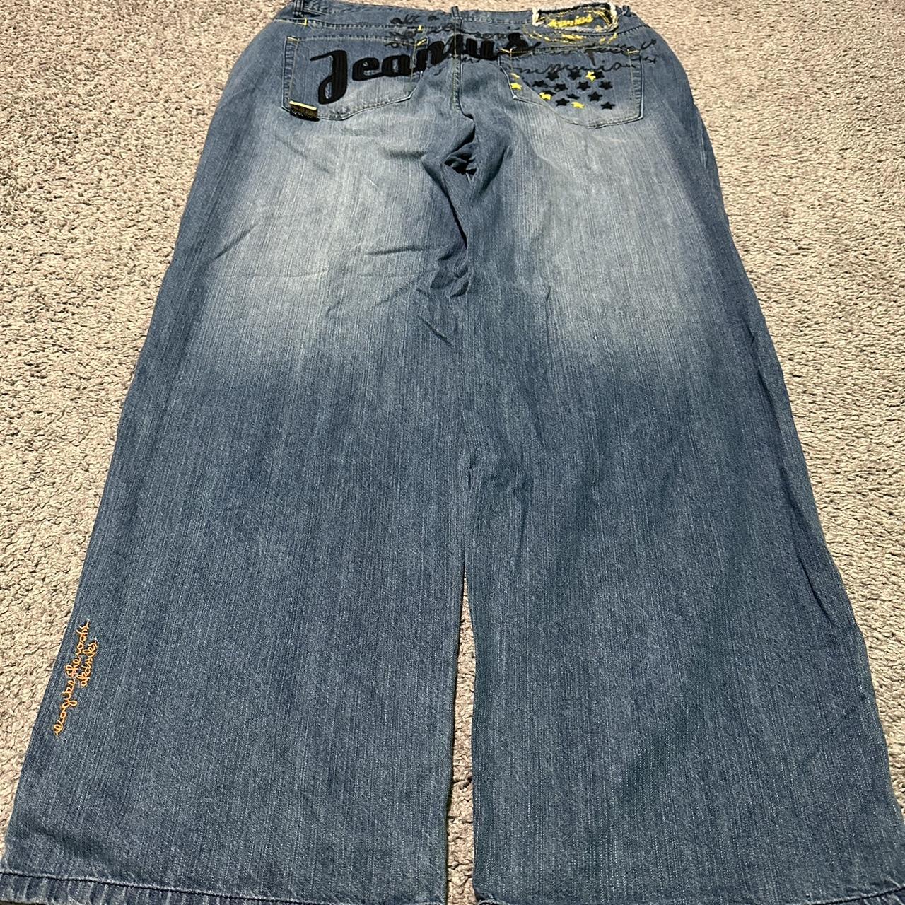 Crazy Baggy Y2K Akademiks Jeanius Jeans Men’s size... - Depop