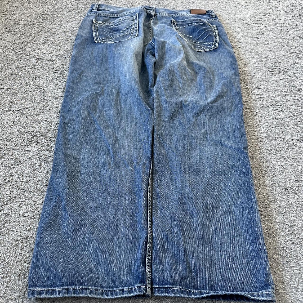 Baggy Faded Y K Flypaper Jeans Mens Size X Any Depop