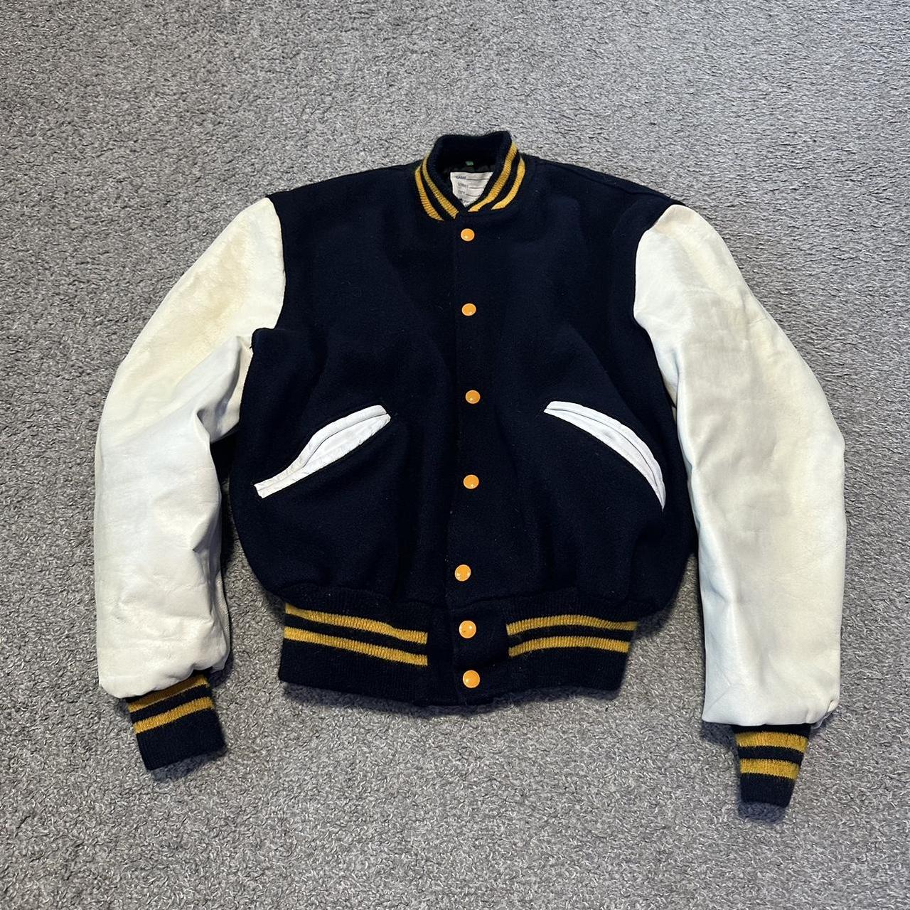 Vintage 1970/80's Delong Univeristy School Varsity... - Depop