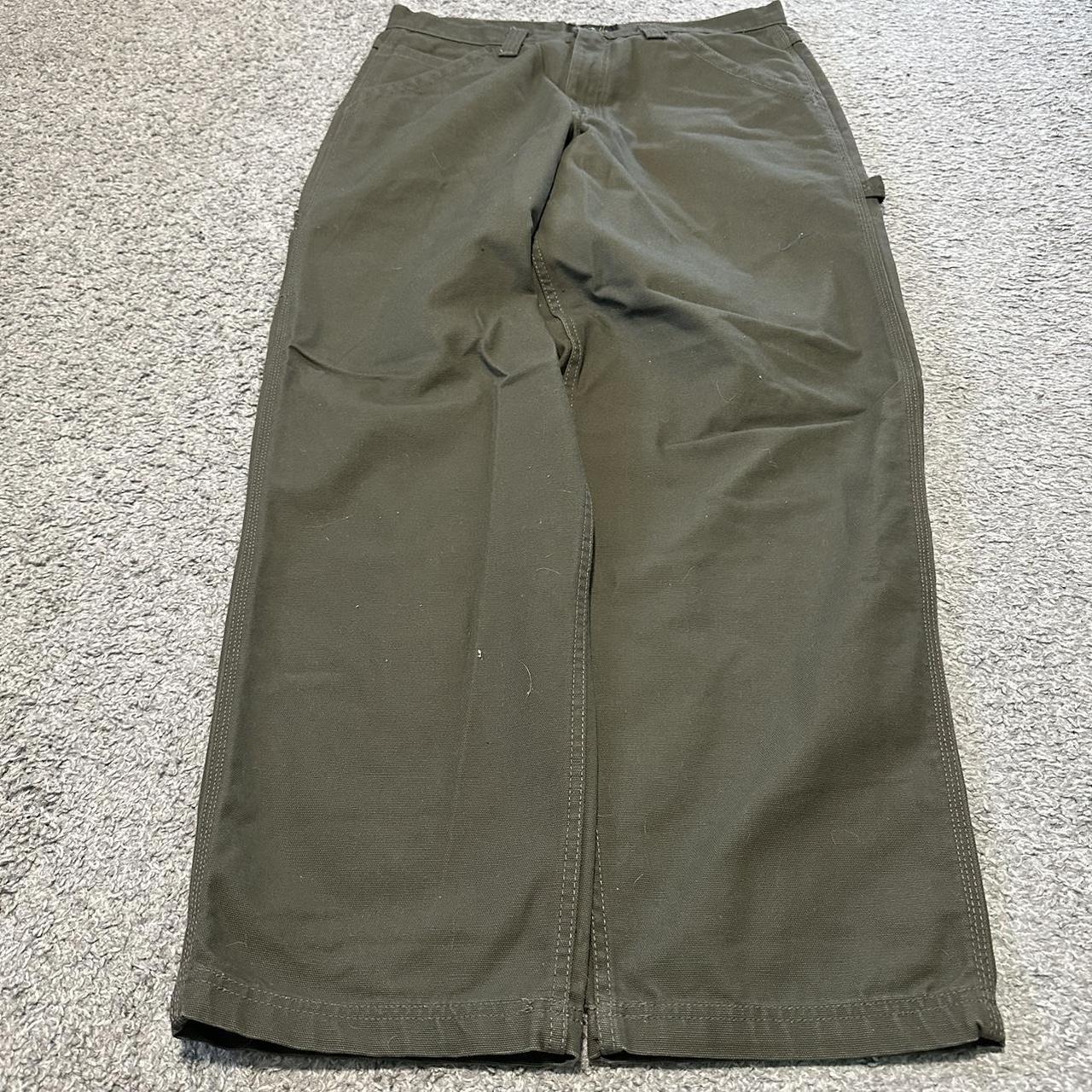 Crazy Y2K Redhead Baggy Workwear Pants Men’s size... - Depop